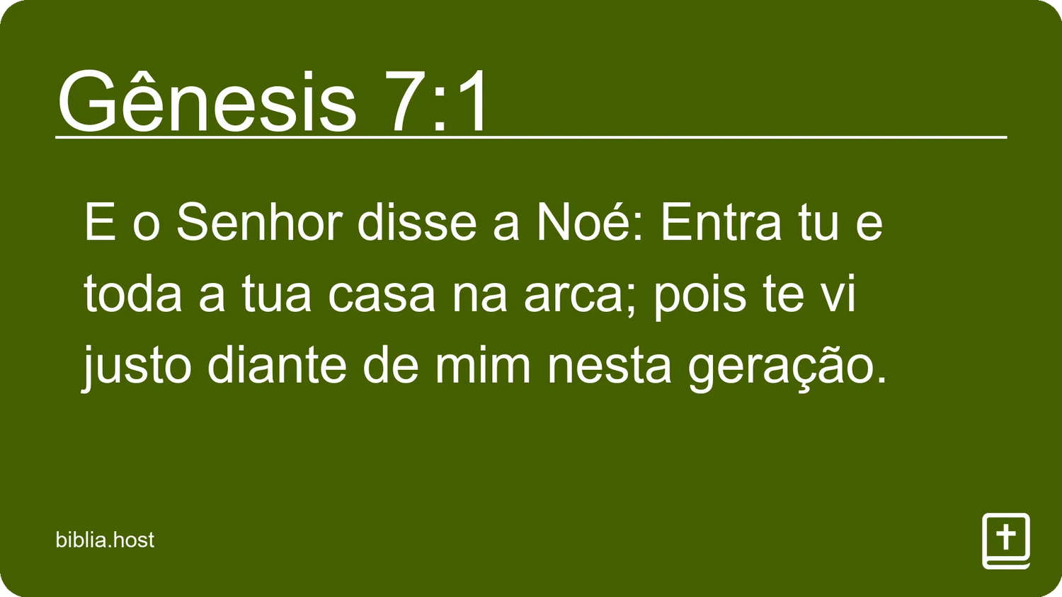 Gênesis 7:1