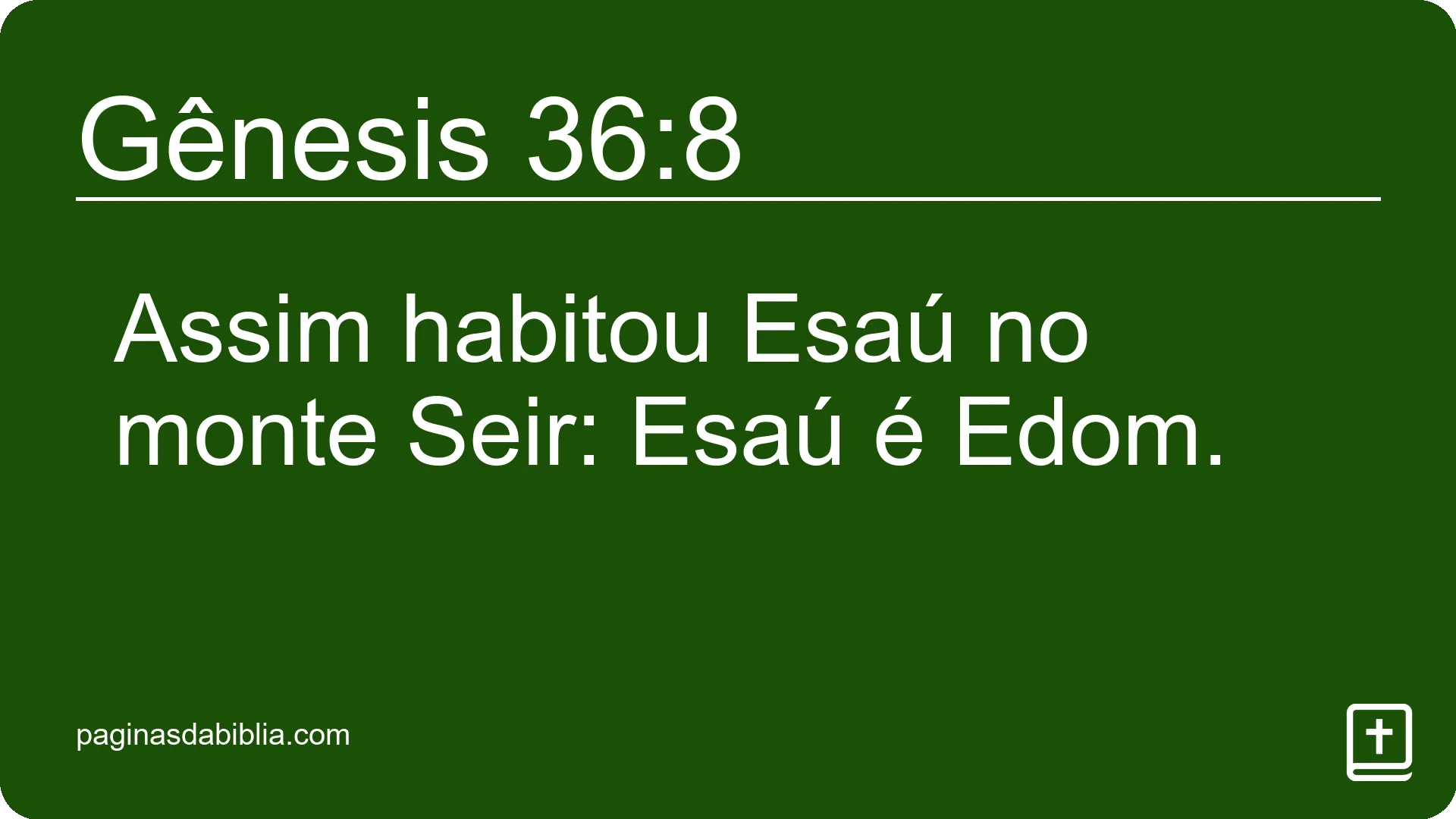 Gênesis 36:8