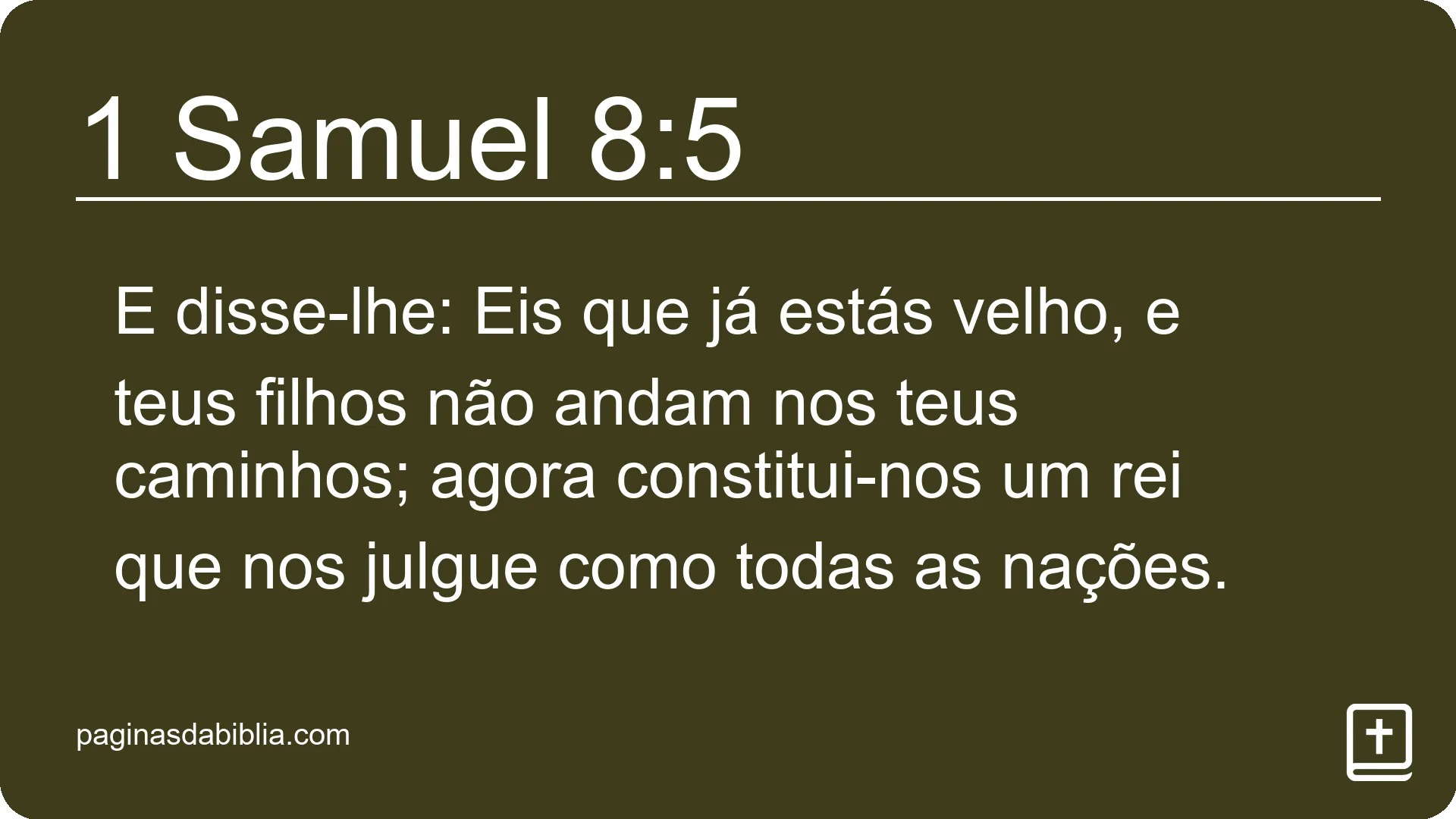 1 Samuel 8:5