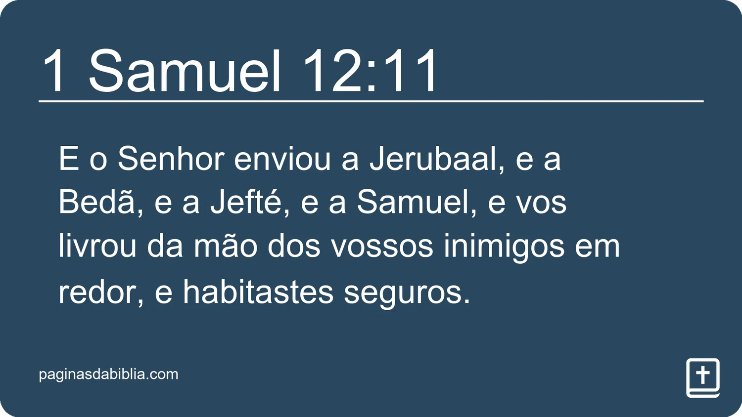 1 Samuel 12:11