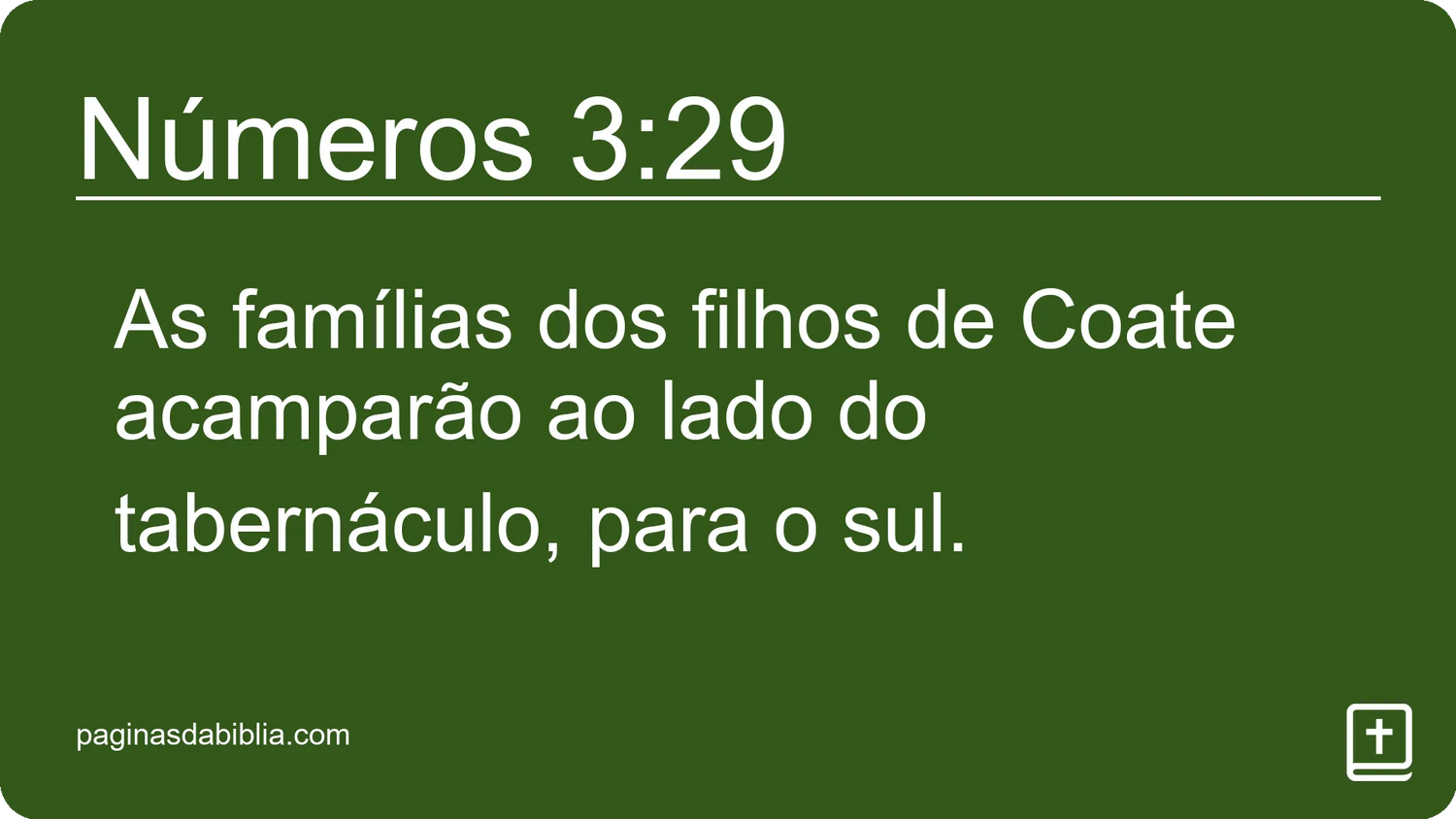 Números 3:29