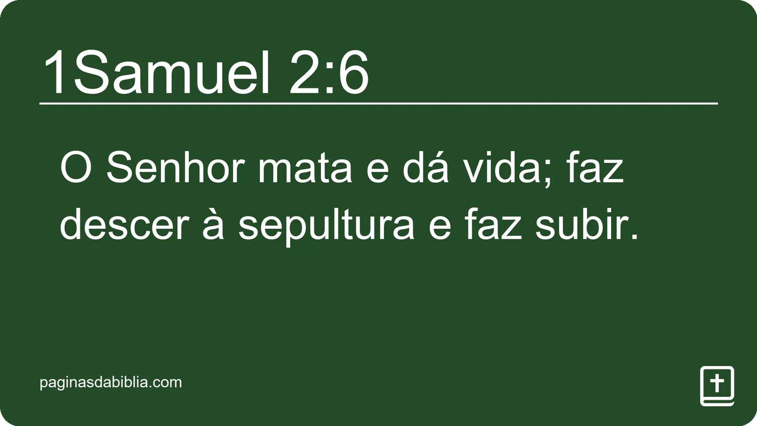 1Samuel 2:6