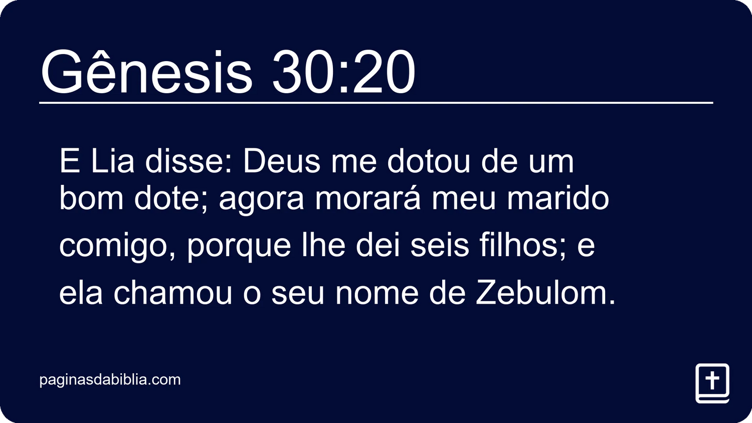 Gênesis 30:20