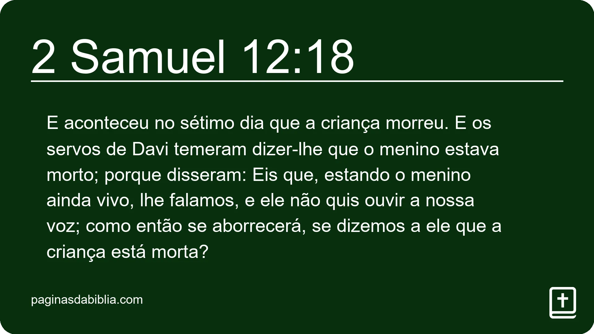 2 Samuel 12:18