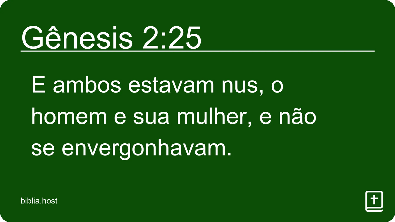 Gênesis 2:25