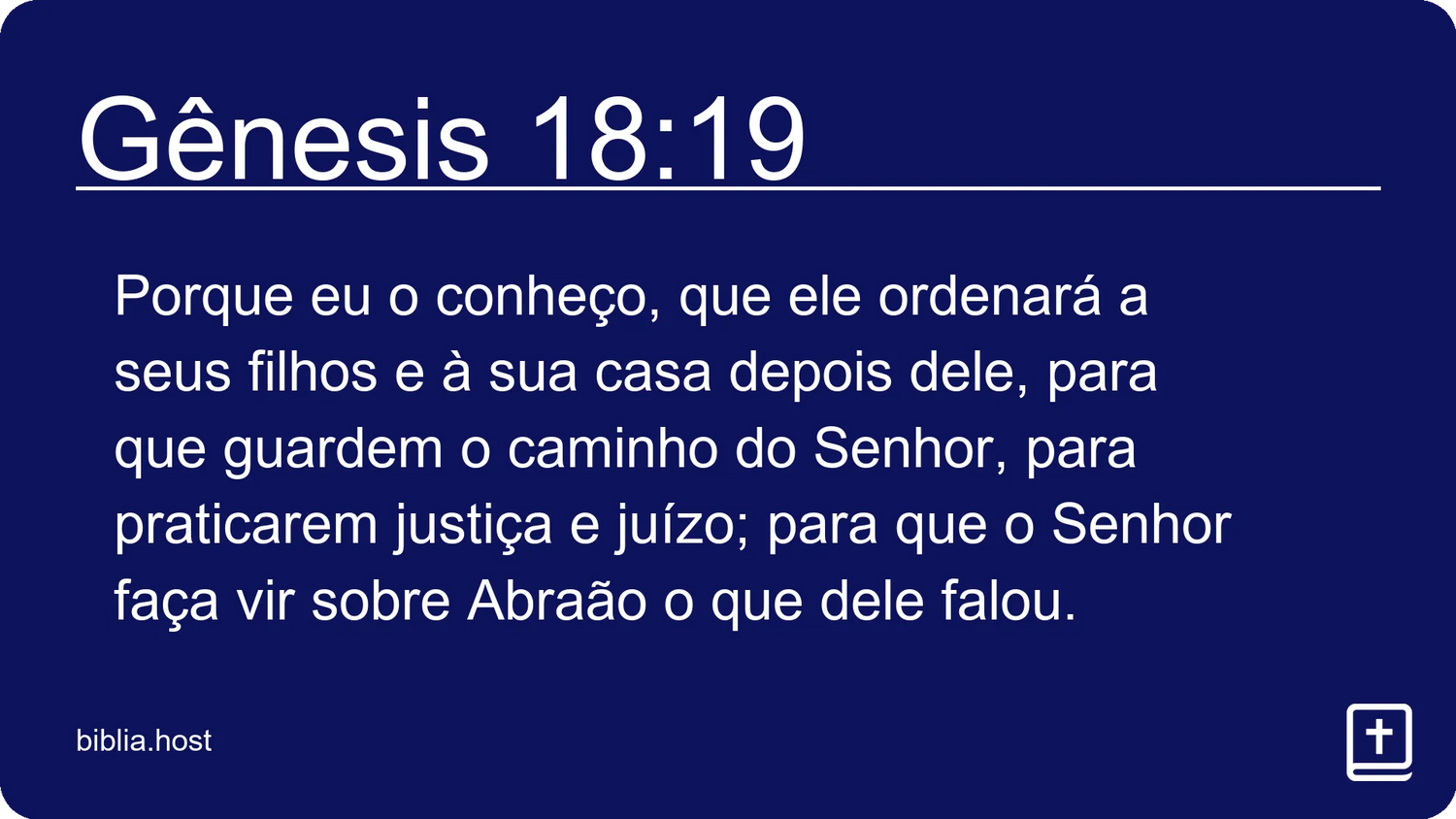 Gênesis 18:19