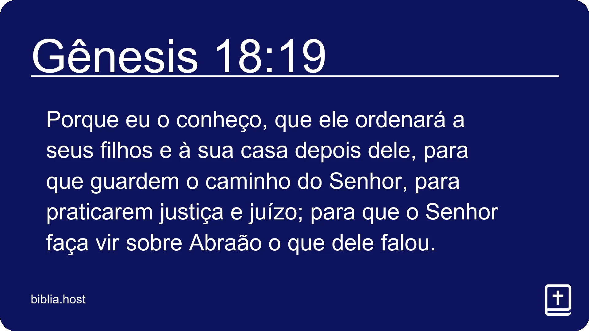 Gênesis 18:19