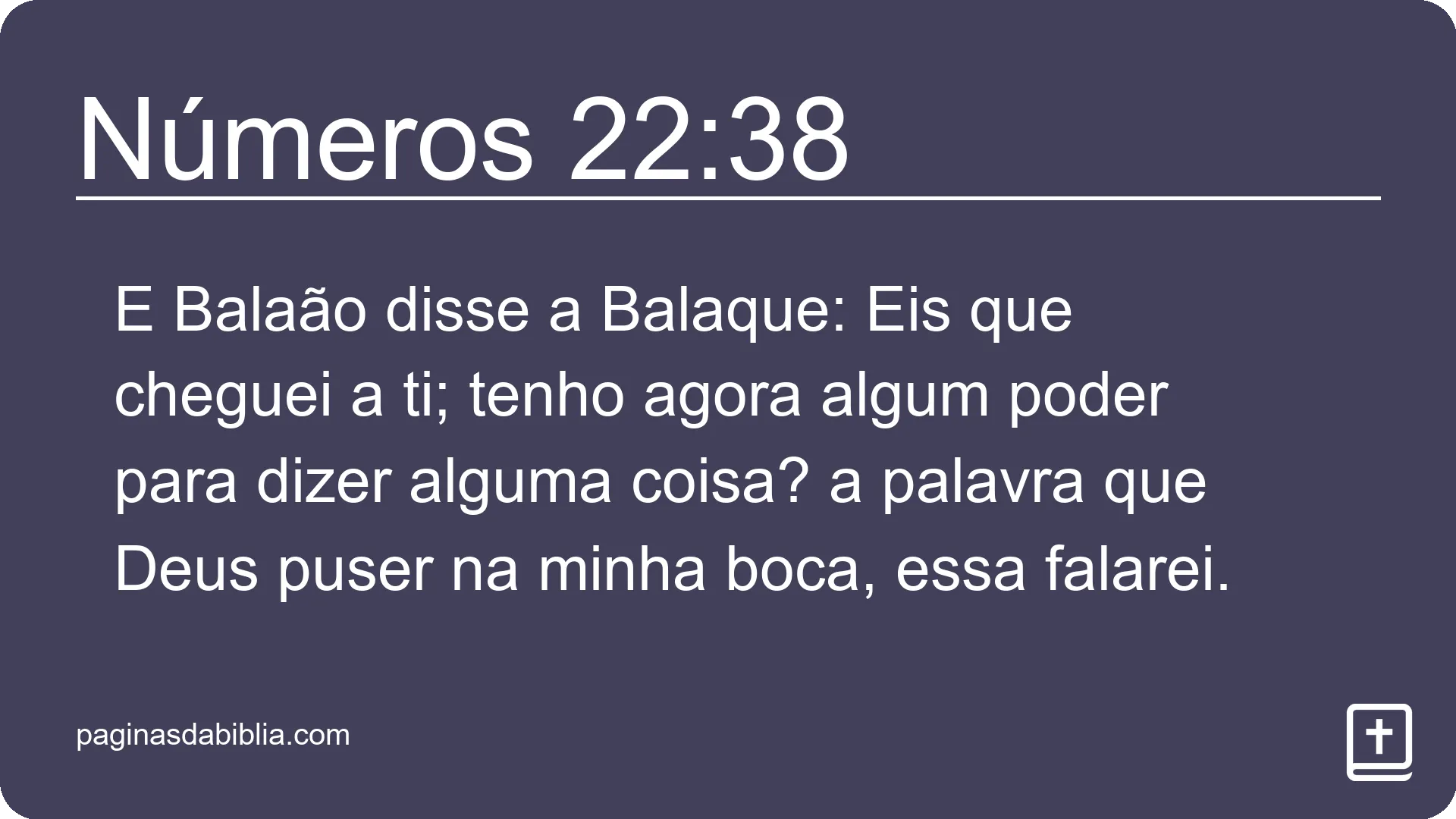 Números 22:38