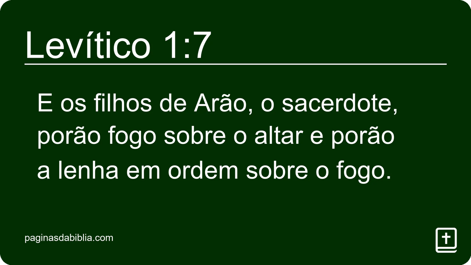 Levítico 1:7