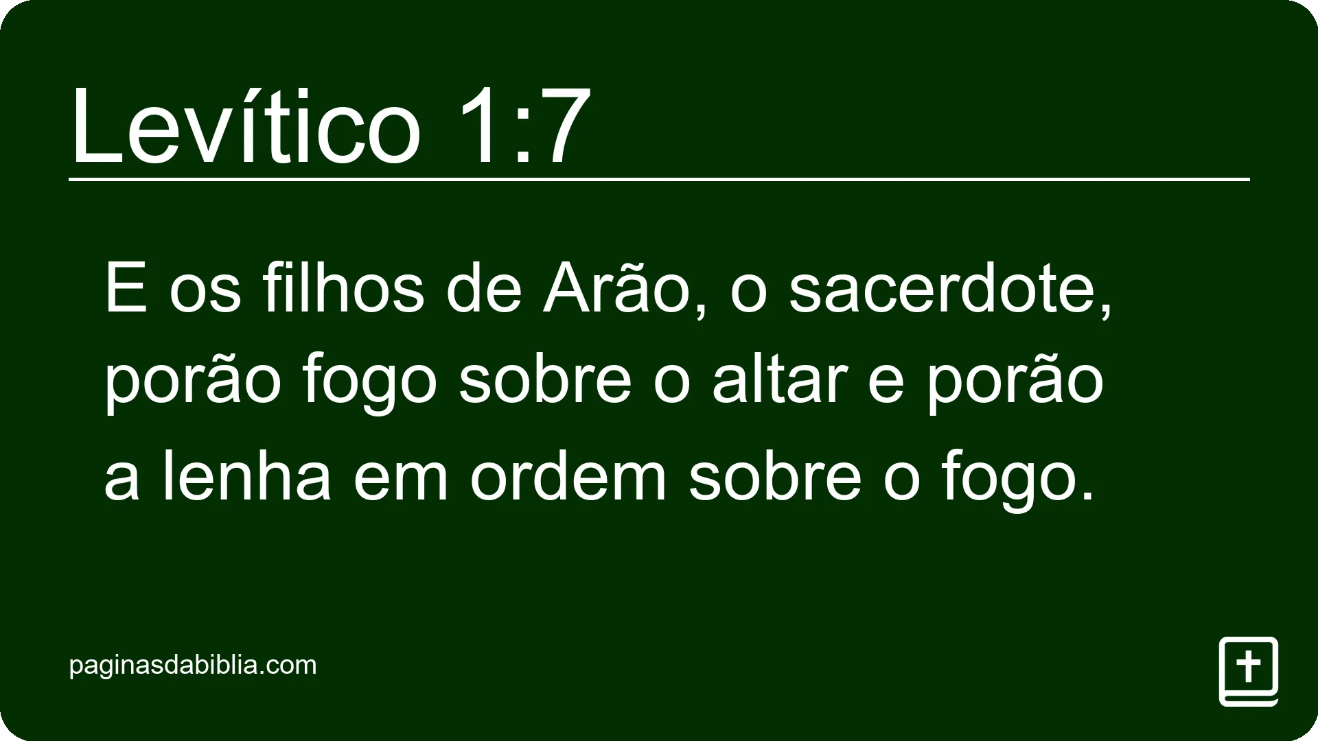 Levítico 1:7