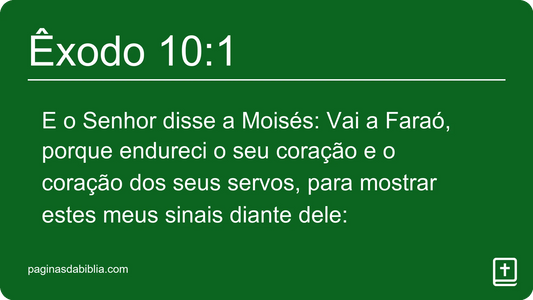 Êxodo 10:1