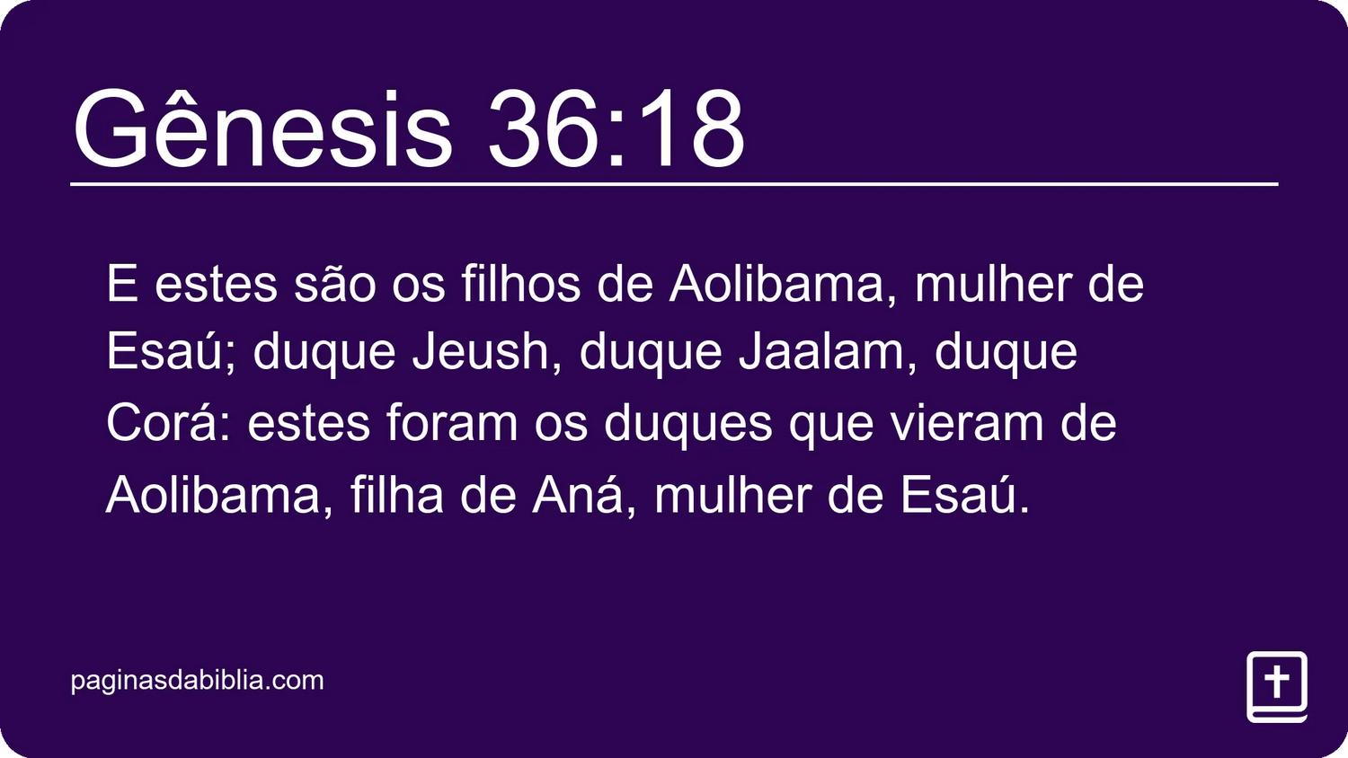 Gênesis 36:18