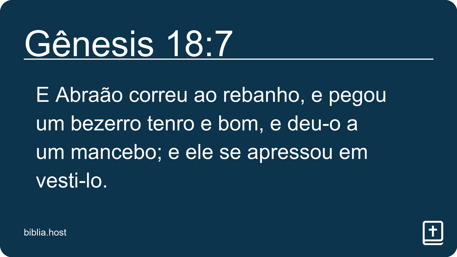 Gênesis 18:7