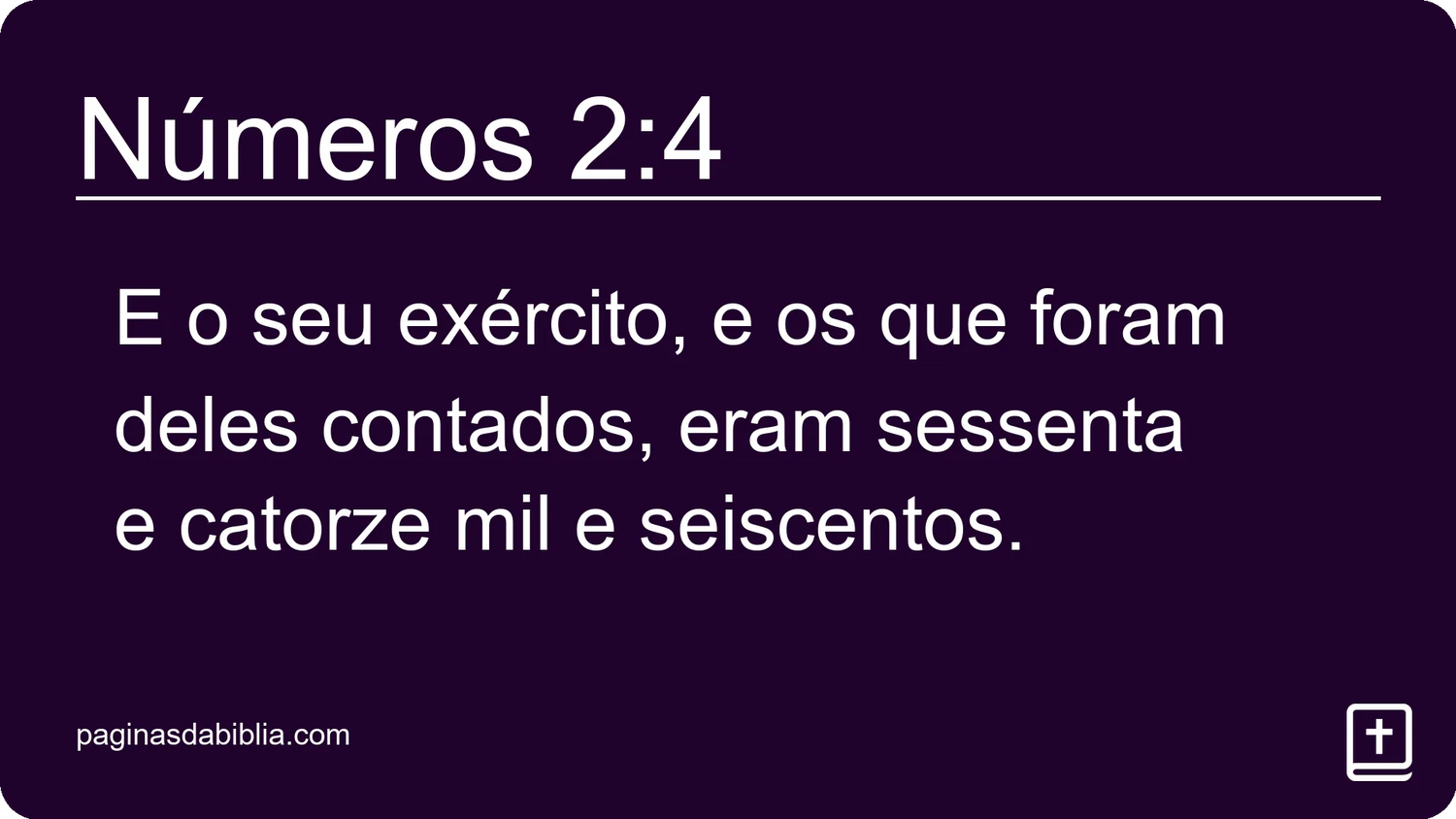 Números 2:4