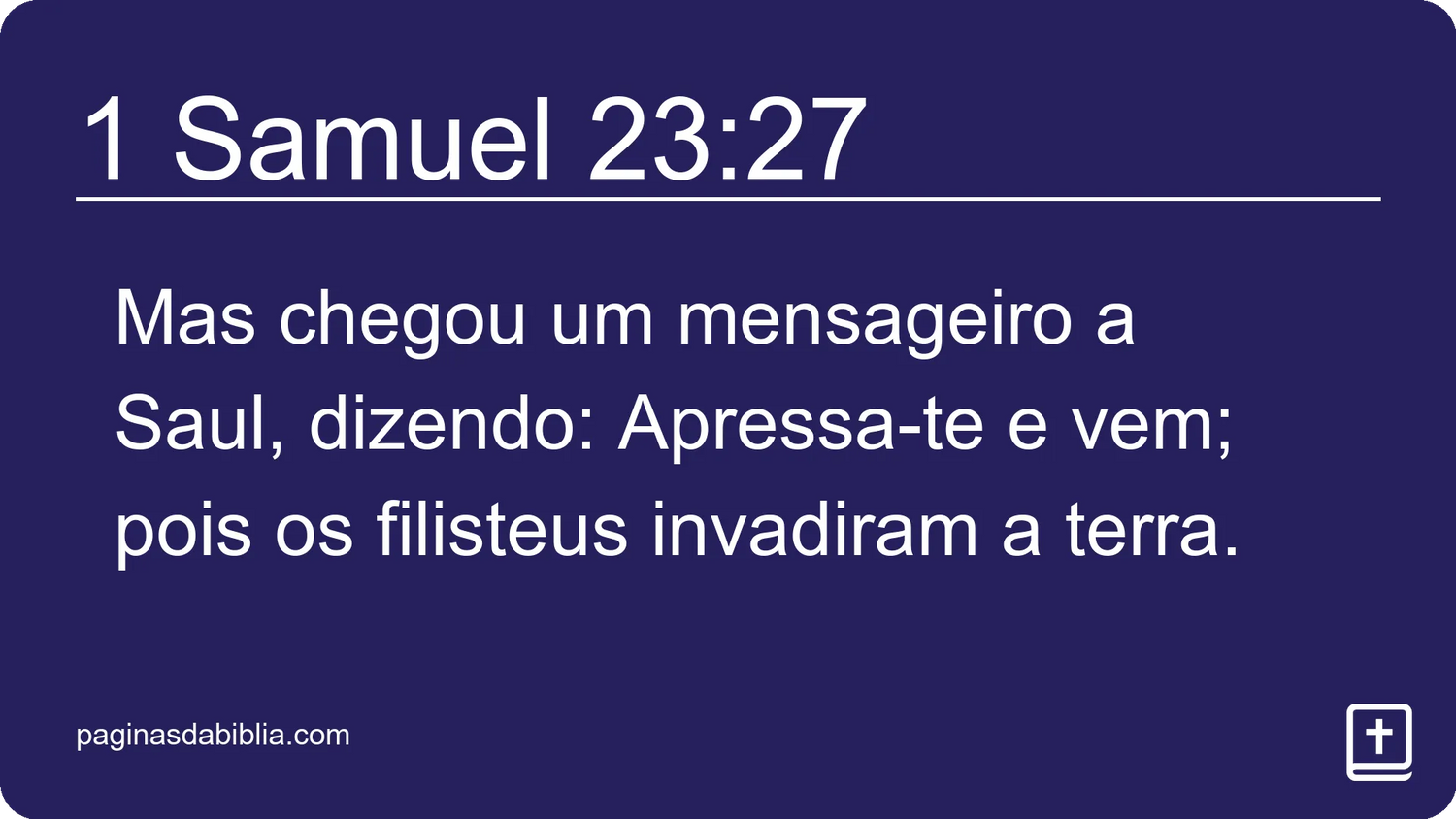 1 Samuel 23:27