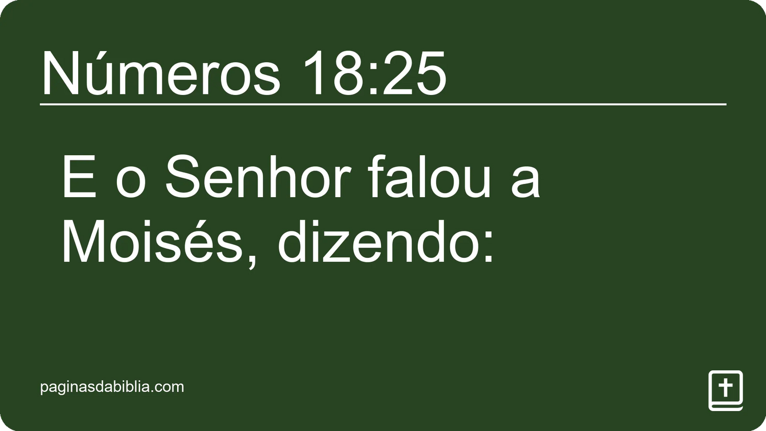 Números 18:25