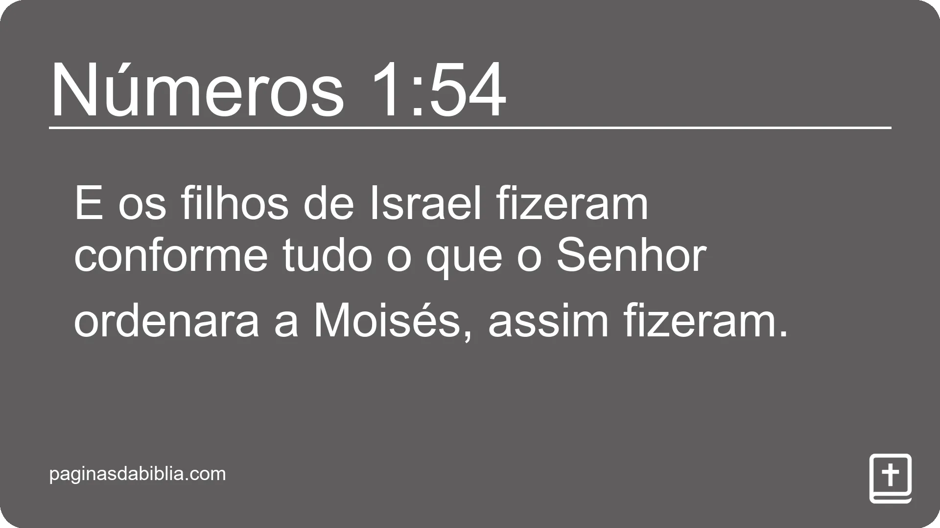 Números 1:54