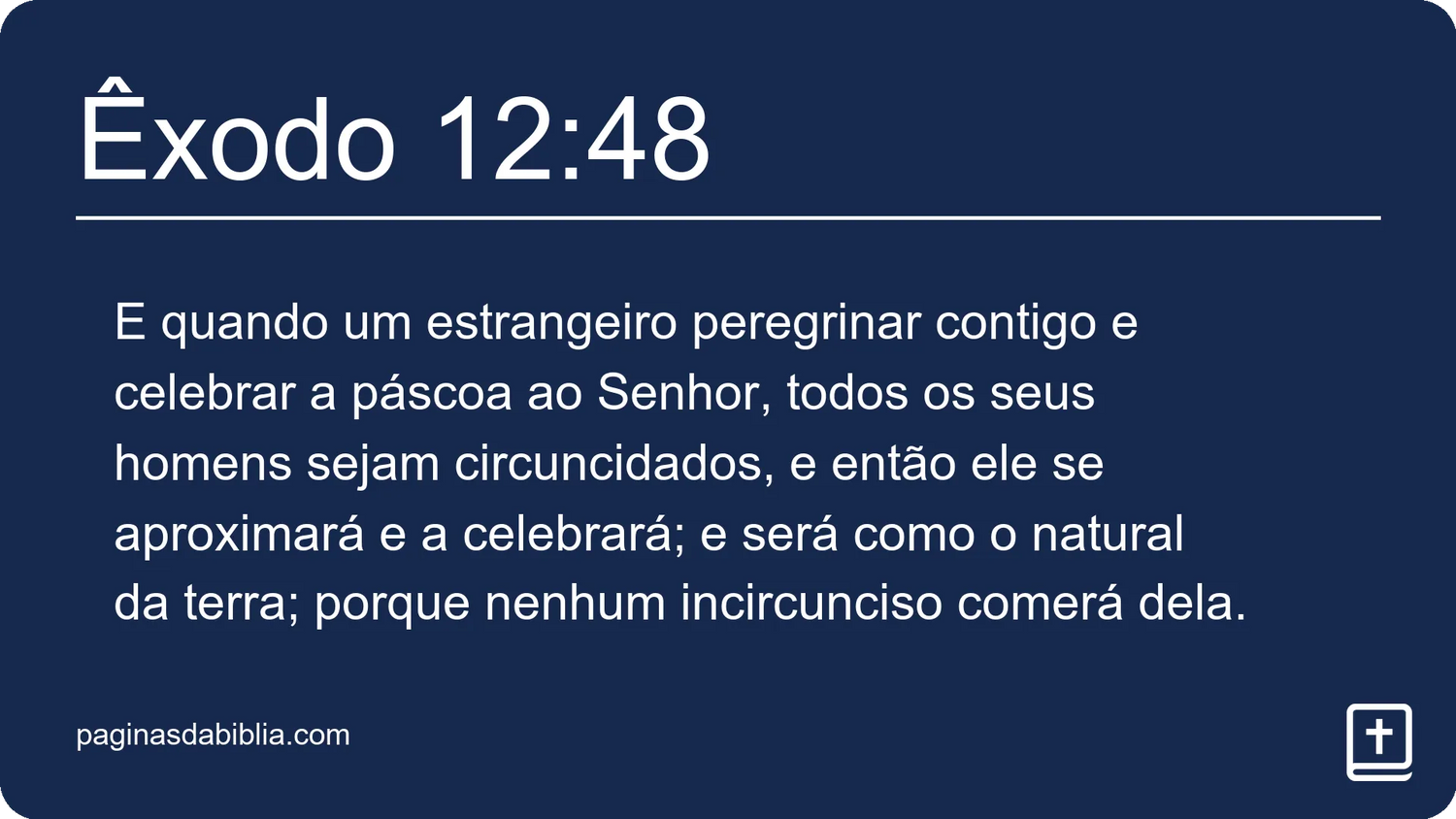 Êxodo 12:48