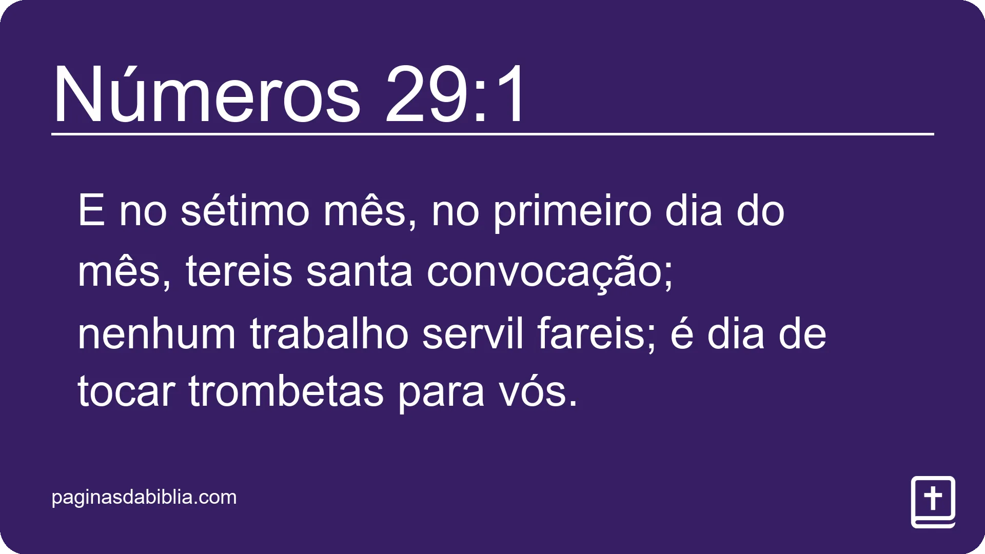 Números 29:1