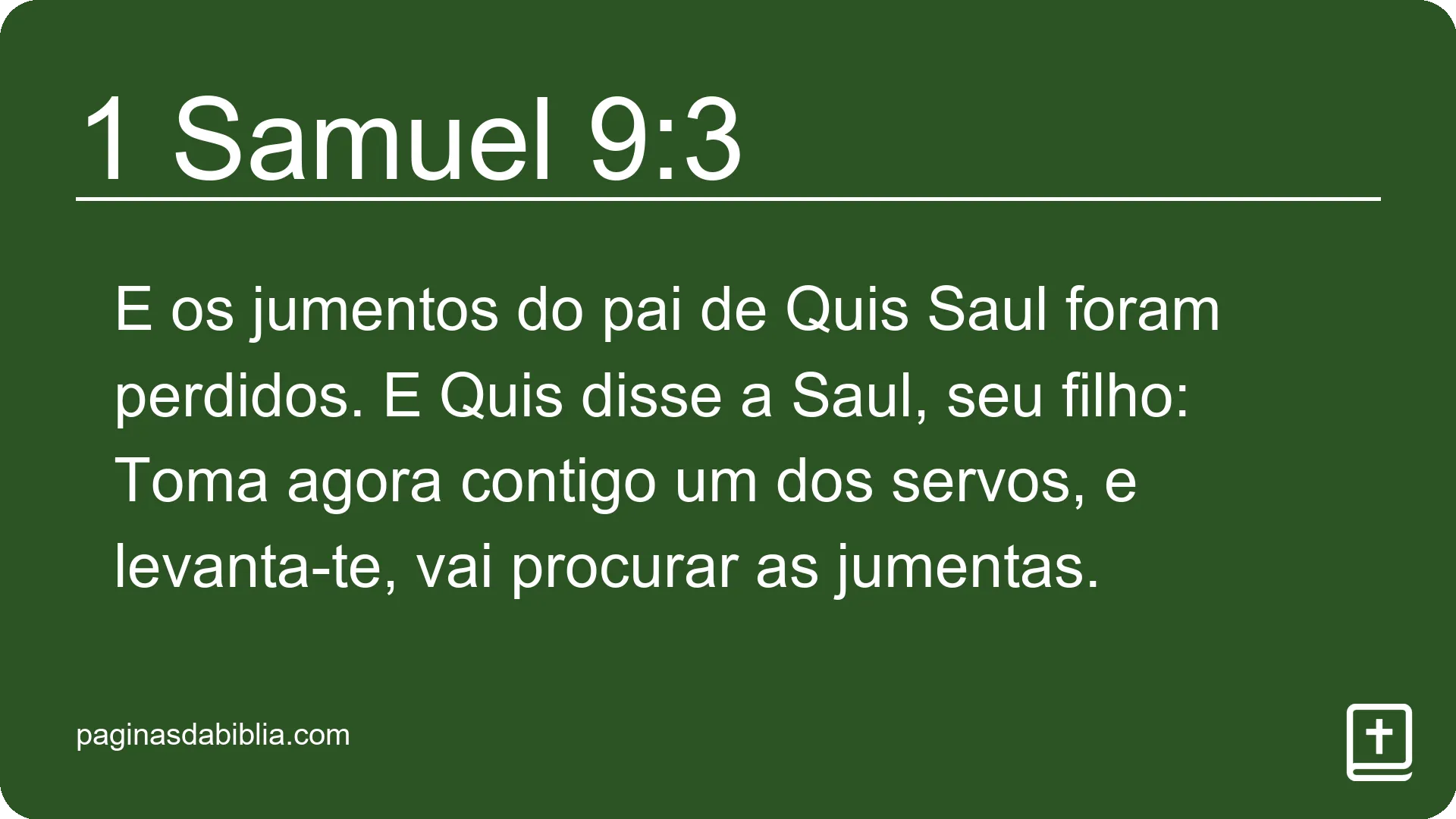 1 Samuel 9:3