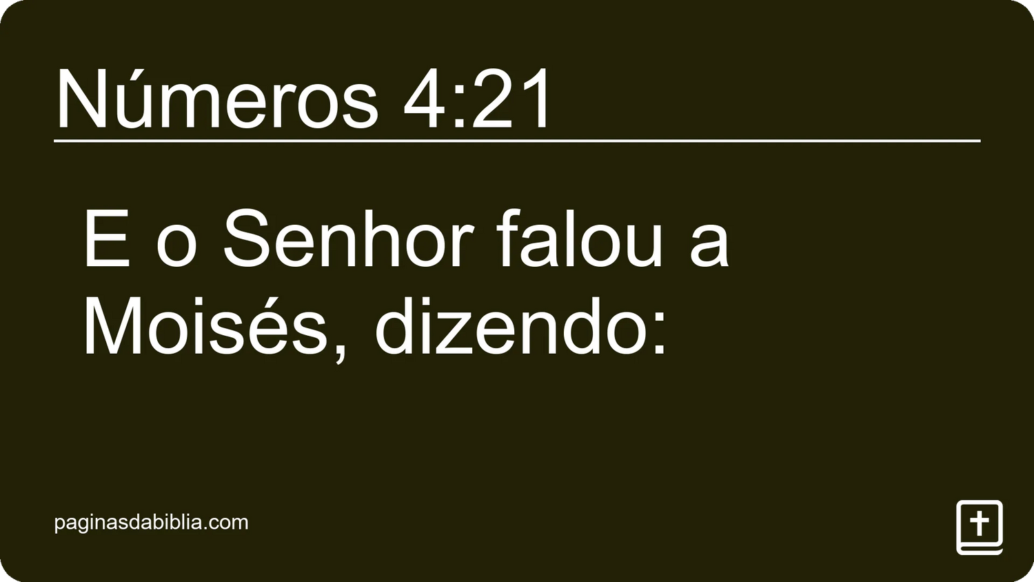 Números 4:21