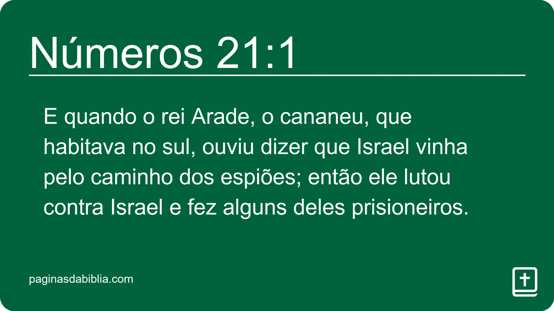 Números 21:1