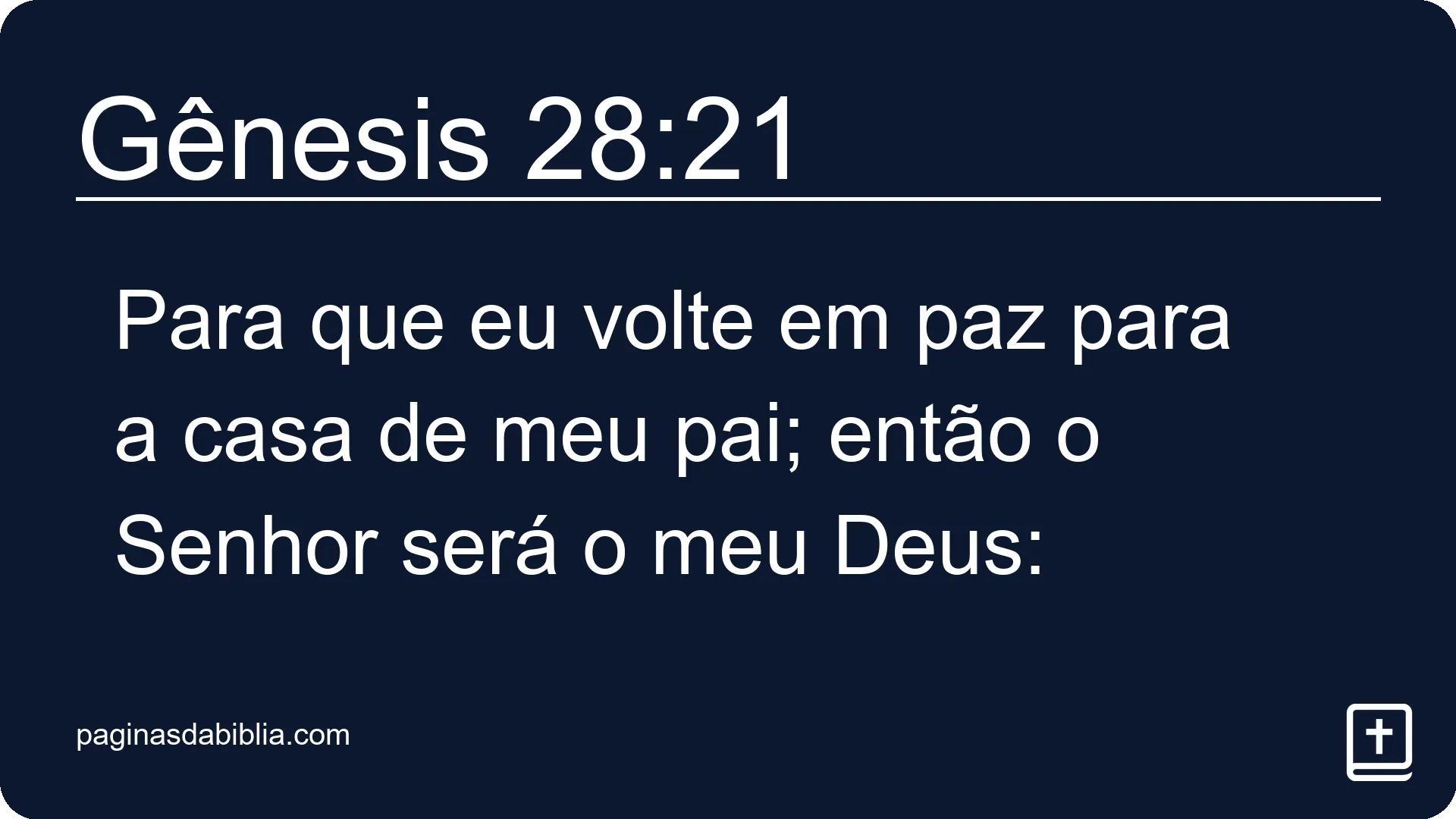 Gênesis 28:21