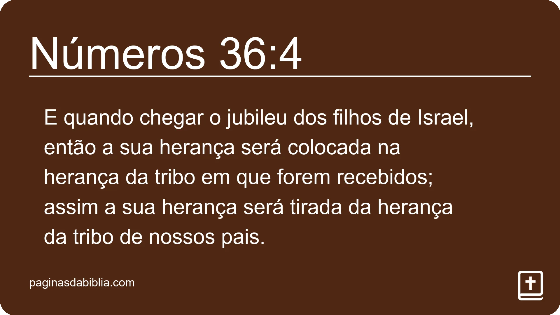 Números 36:4