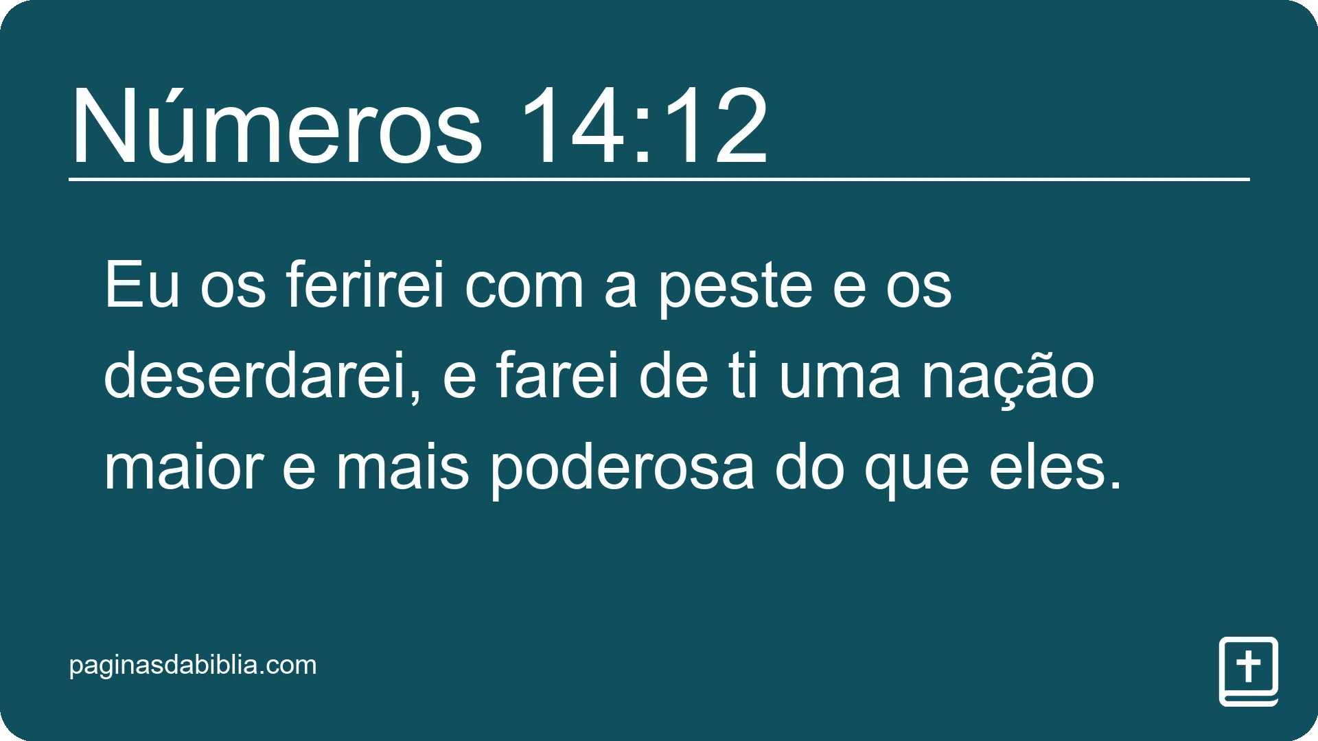 Números 14:12