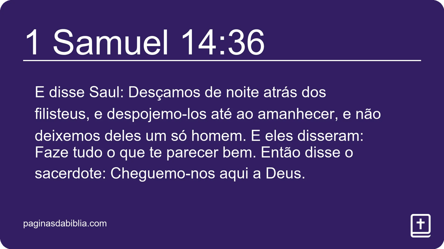 1 Samuel 14:36