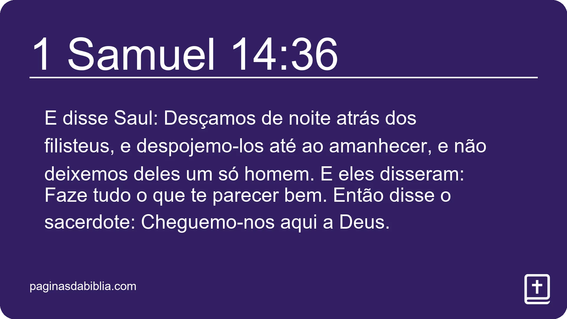 1 Samuel 14:36