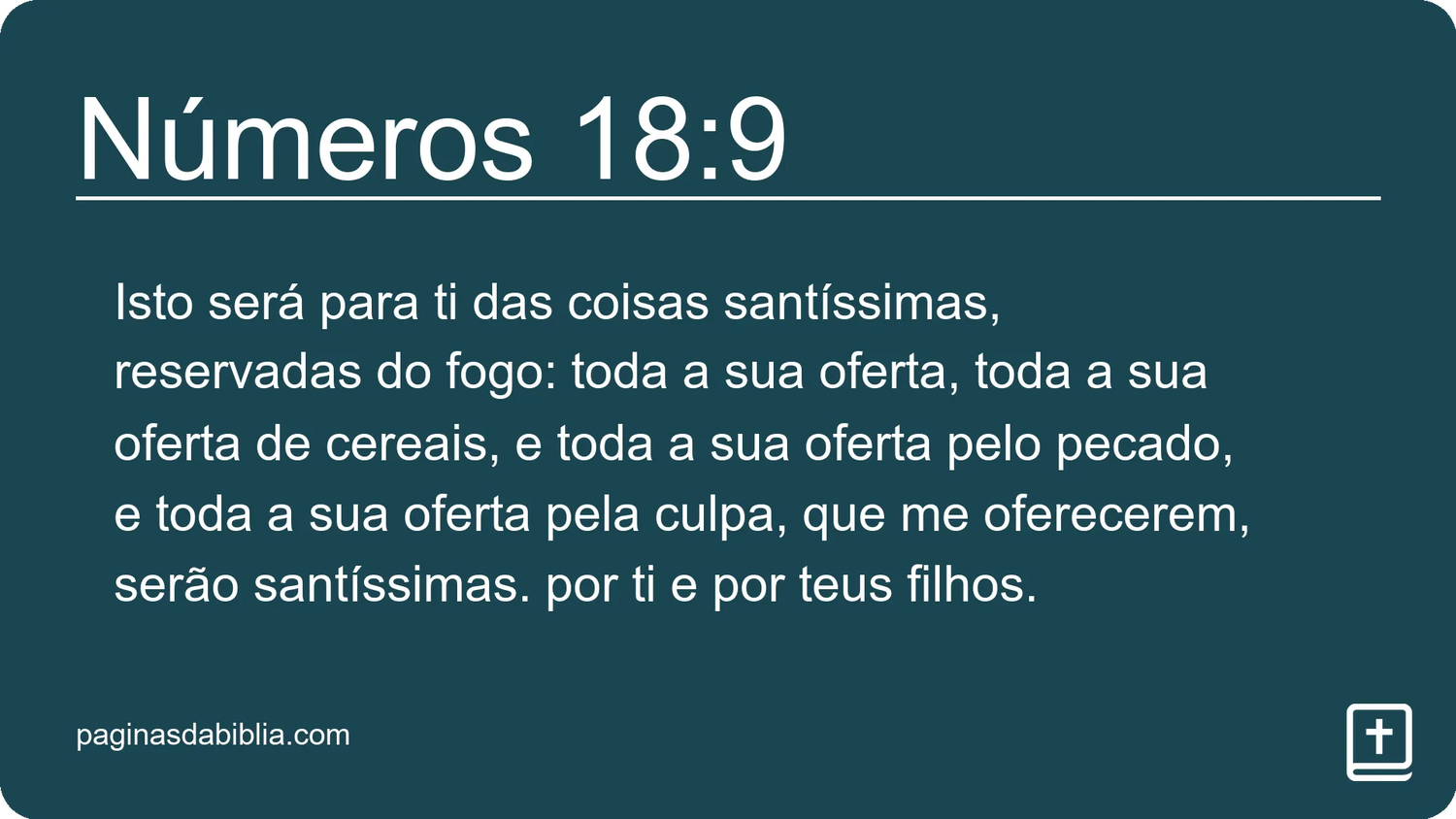 Números 18:9