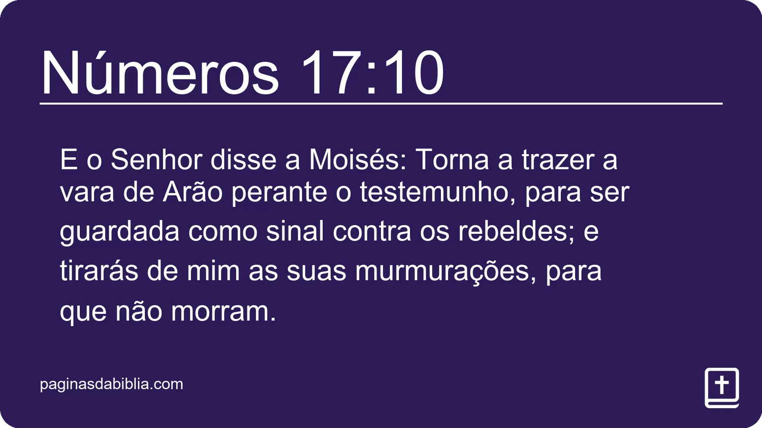 Números 17:10