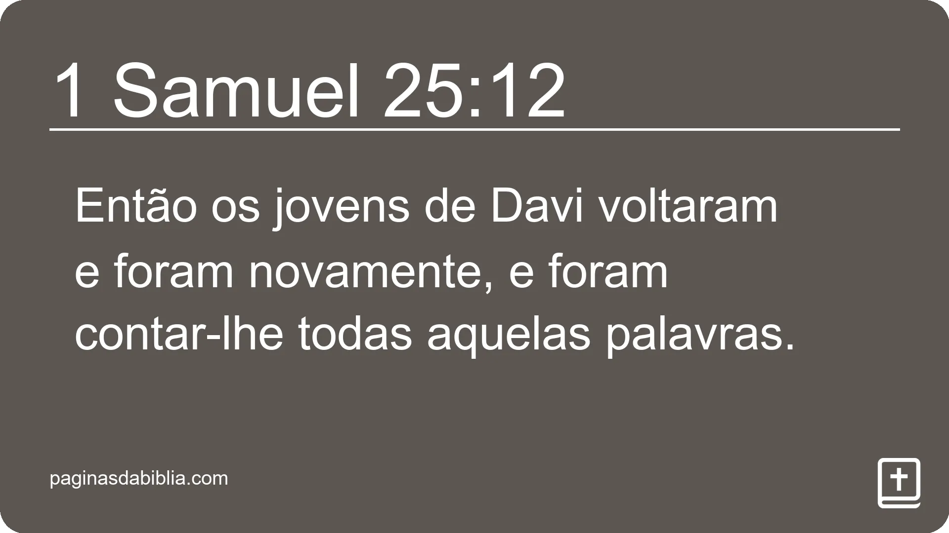 1 Samuel 25:12