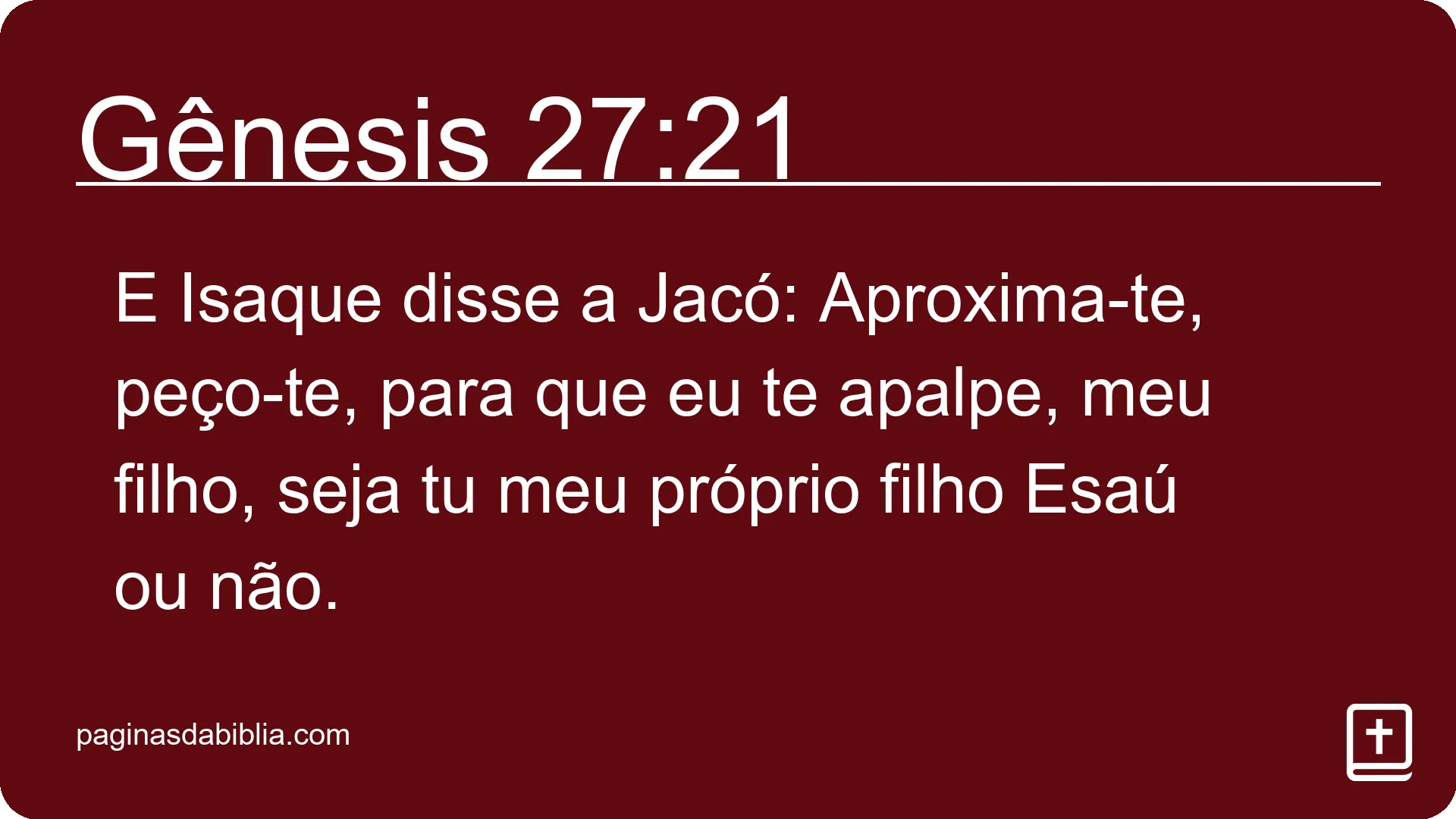 Gênesis 27:21