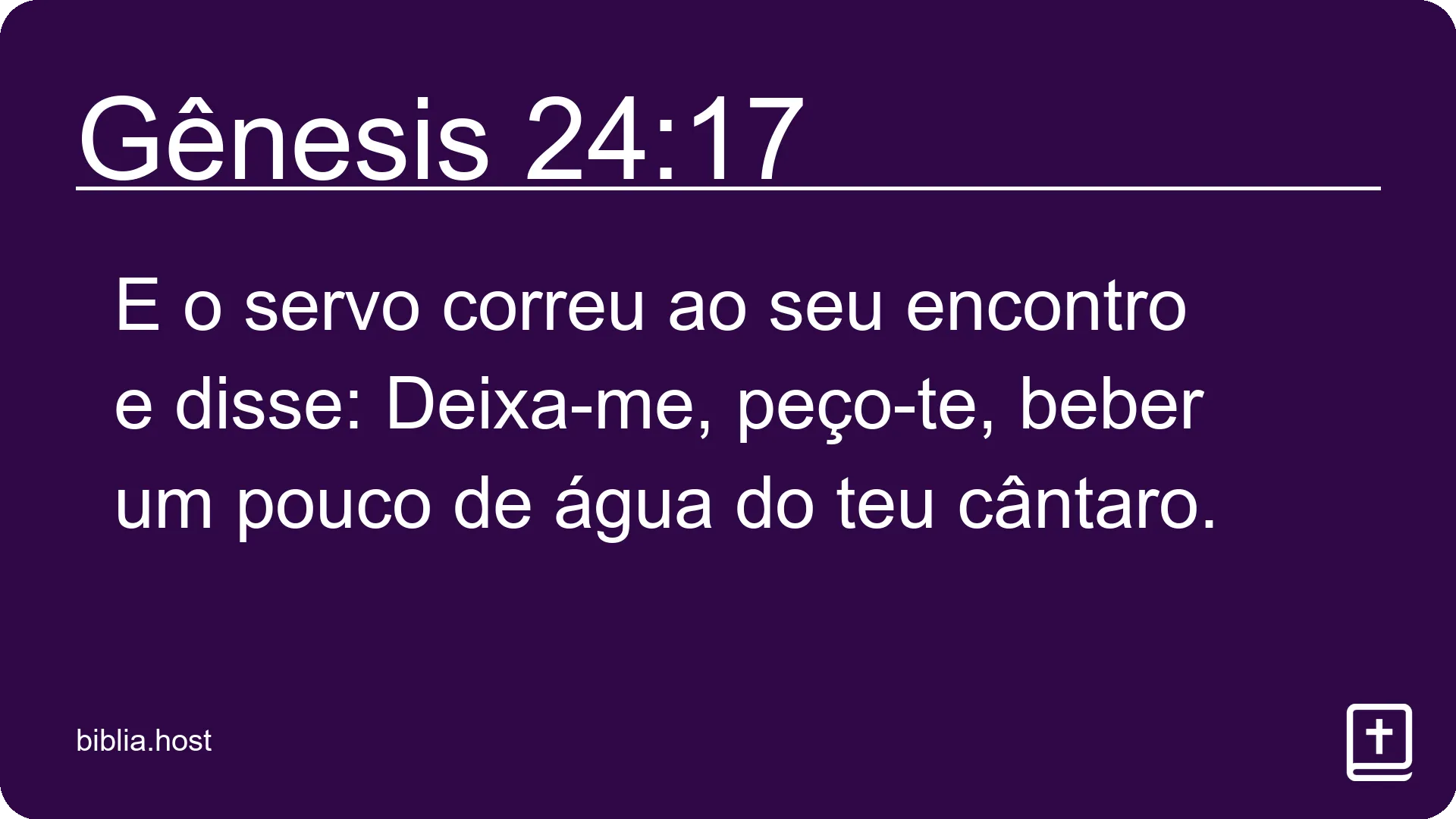 Gênesis 24:17