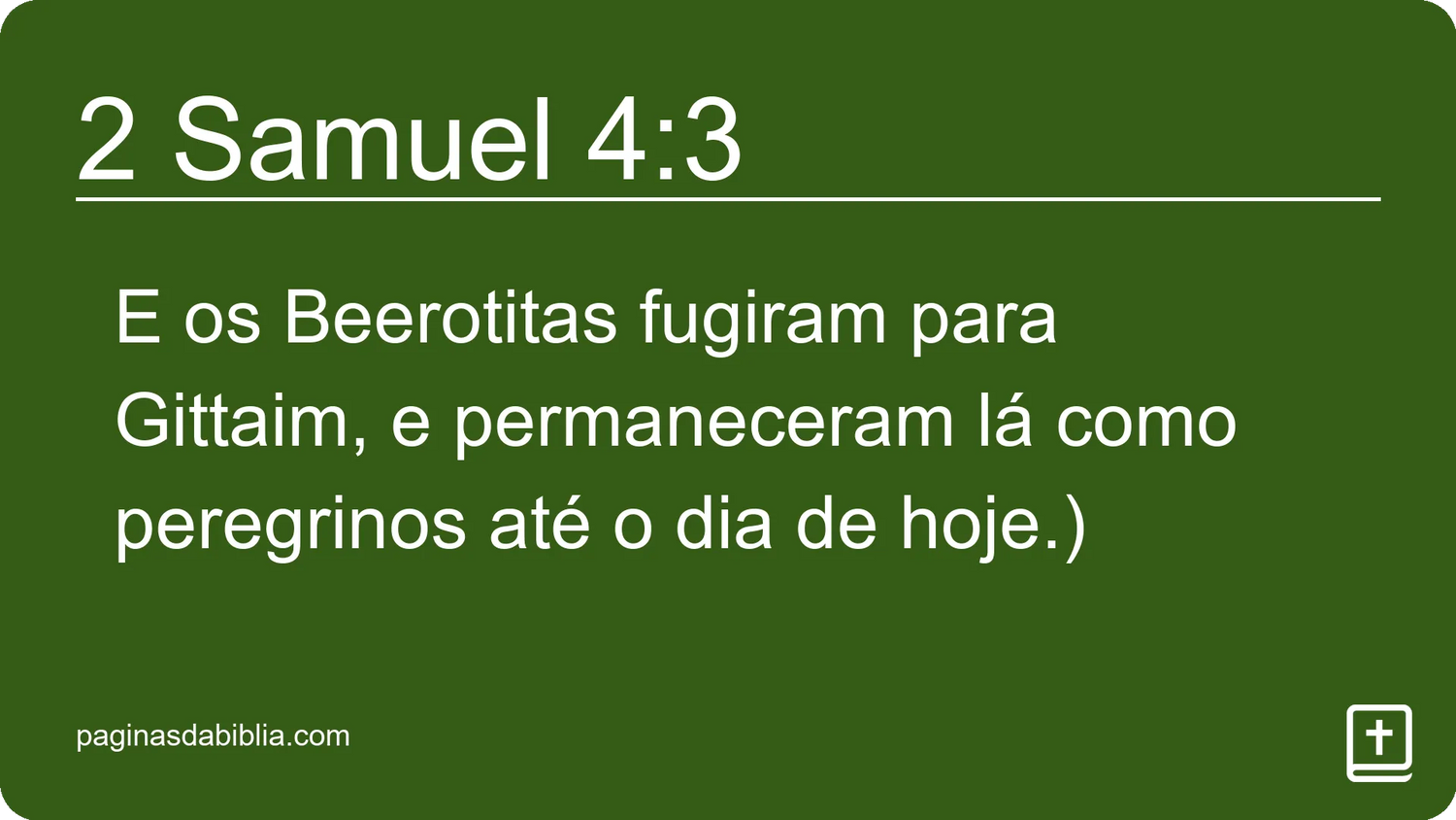 2 Samuel 4:3