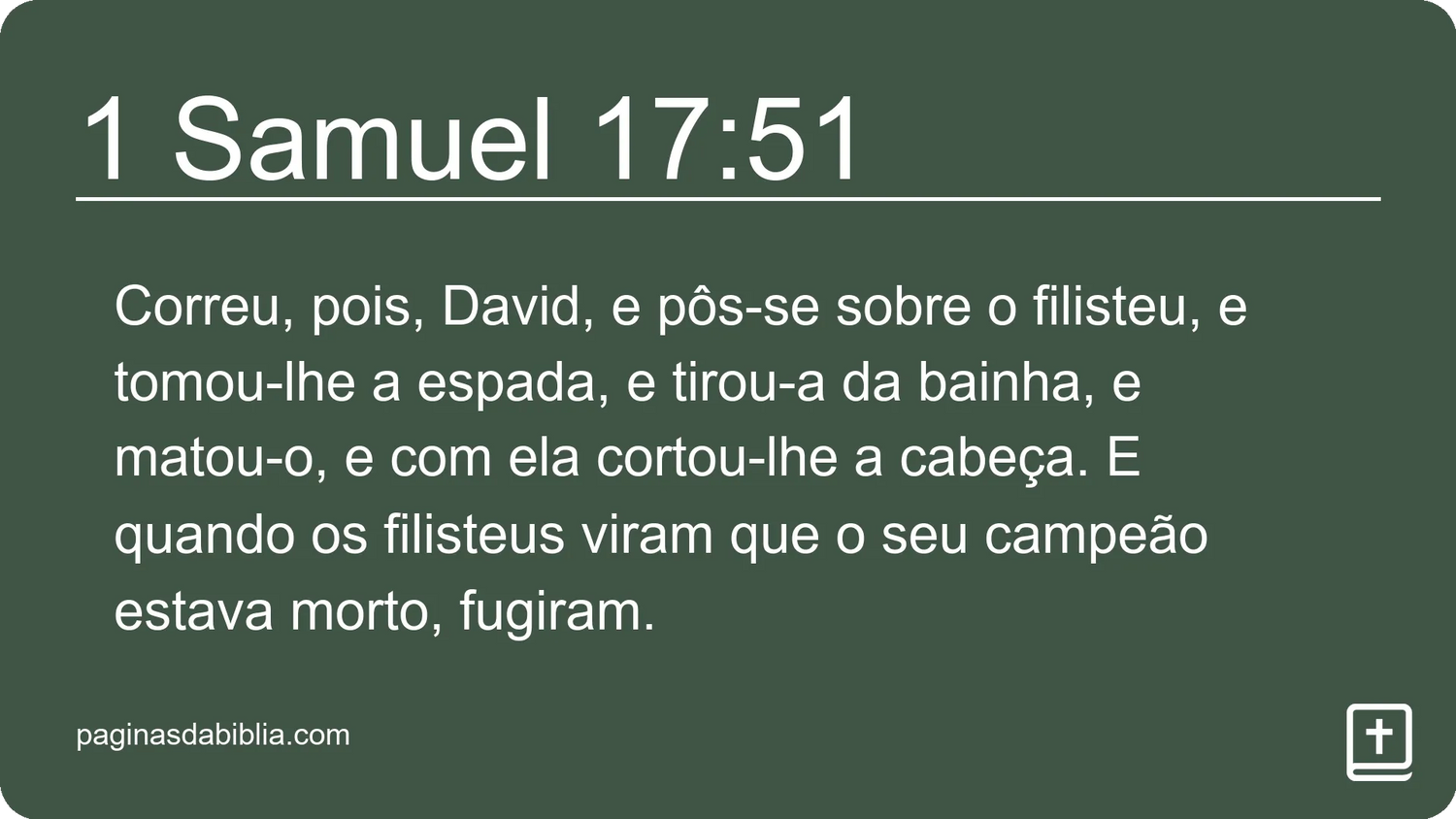 1 Samuel 17:51