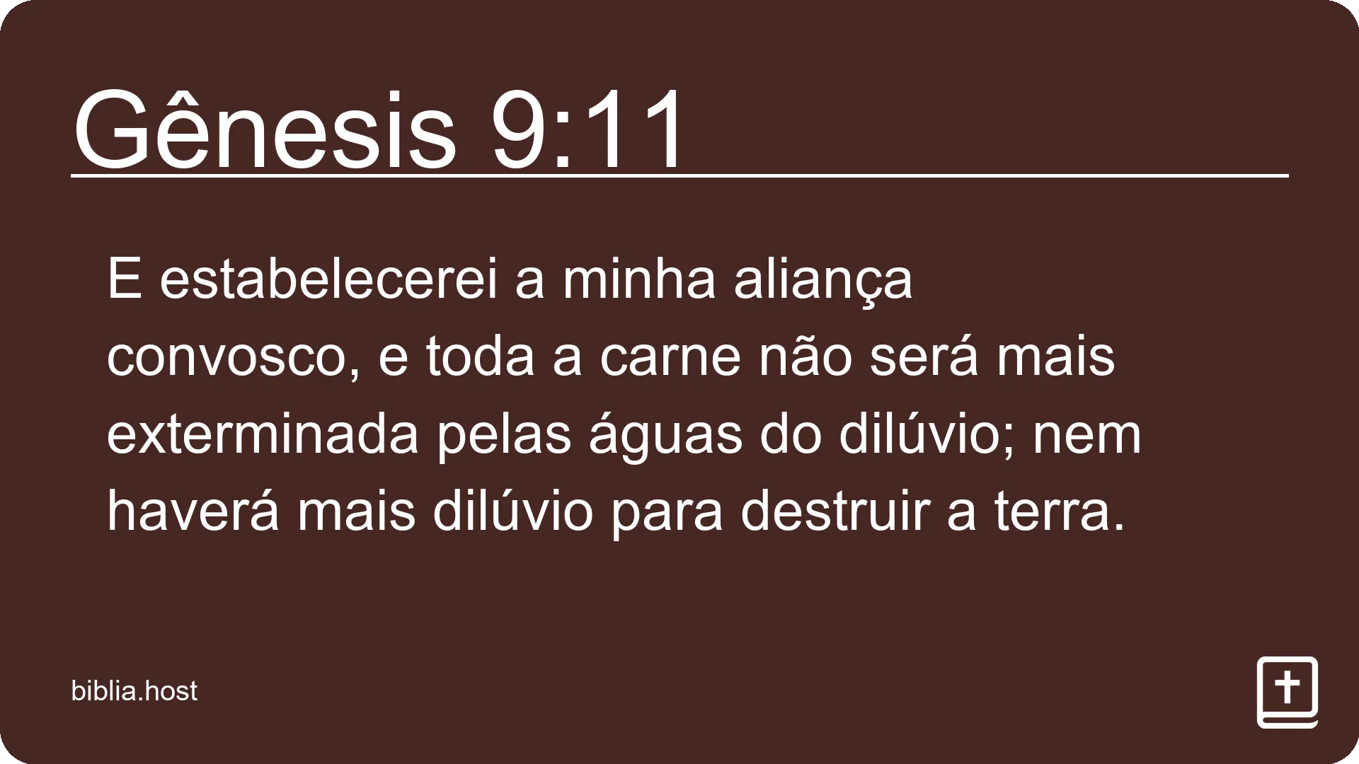 Gênesis 9:11