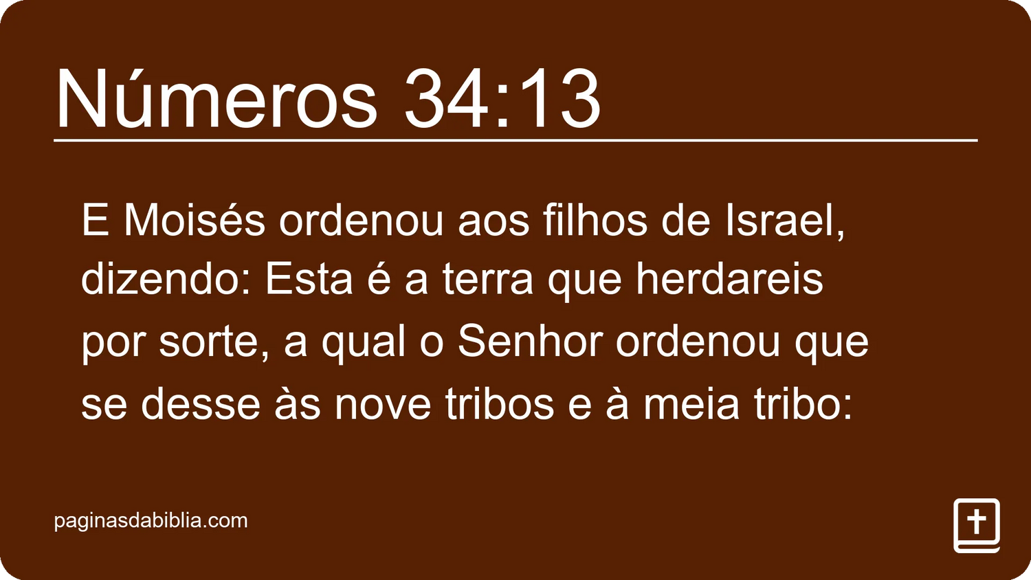 Números 34:13