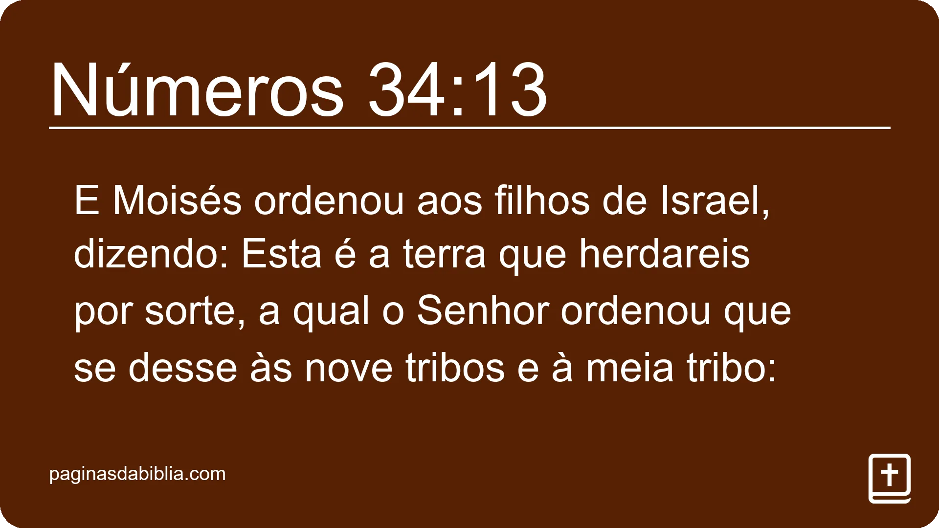 Números 34:13