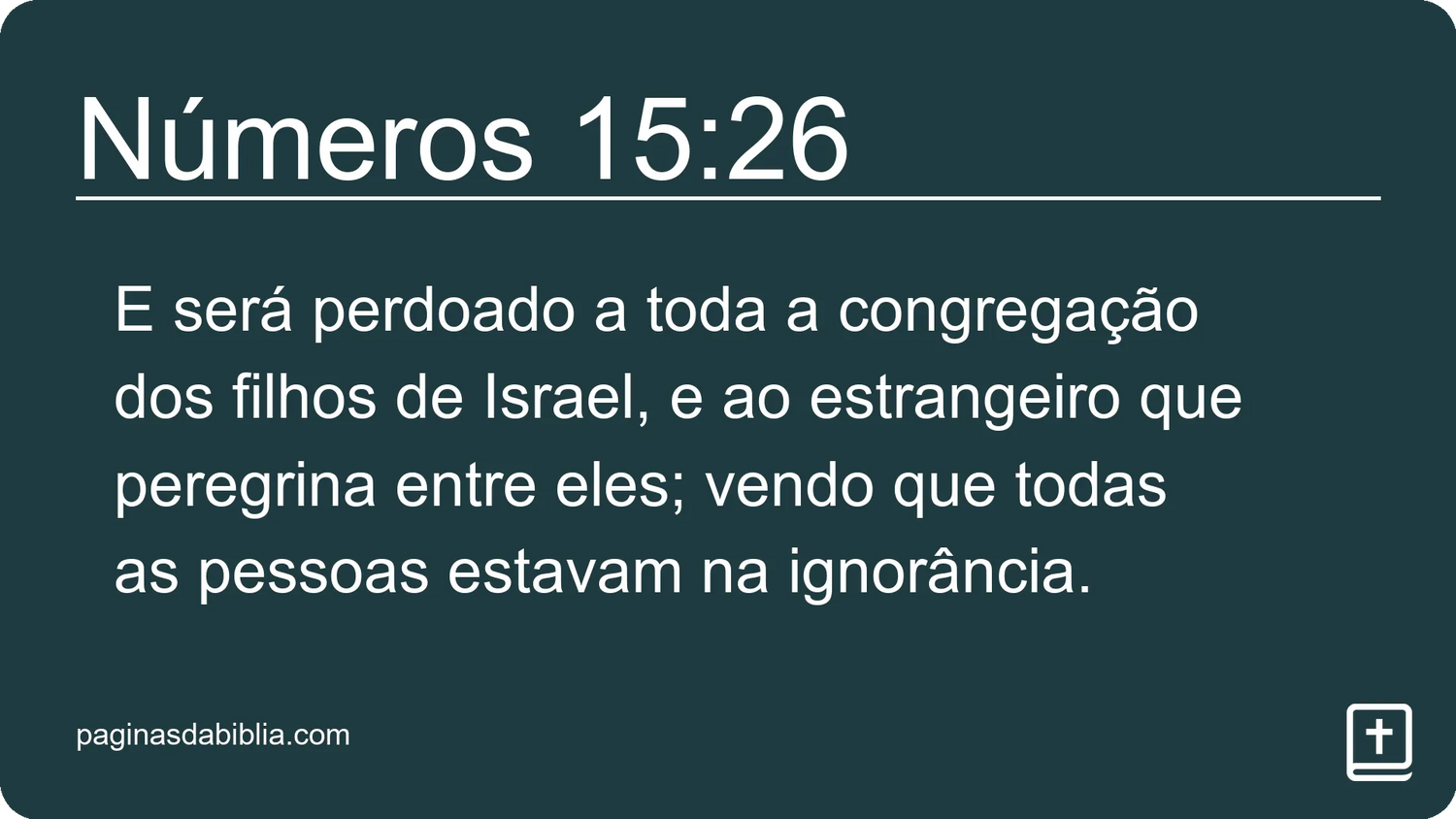 Números 15:26