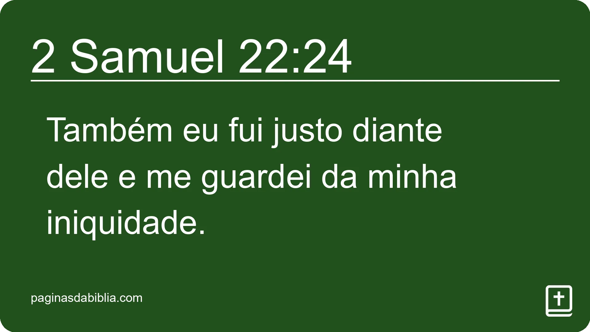 2 Samuel 22:24