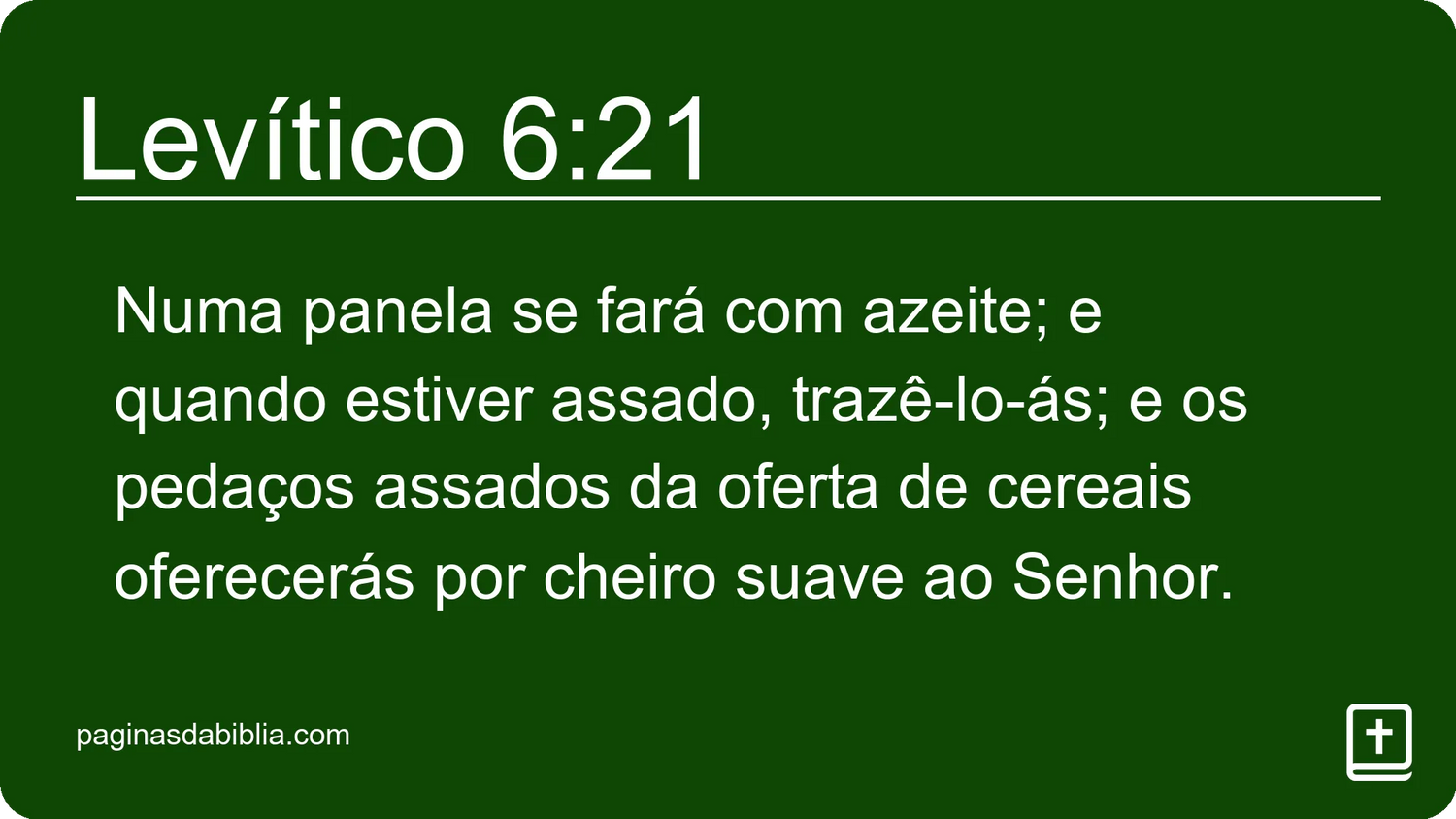 Levítico 6:21