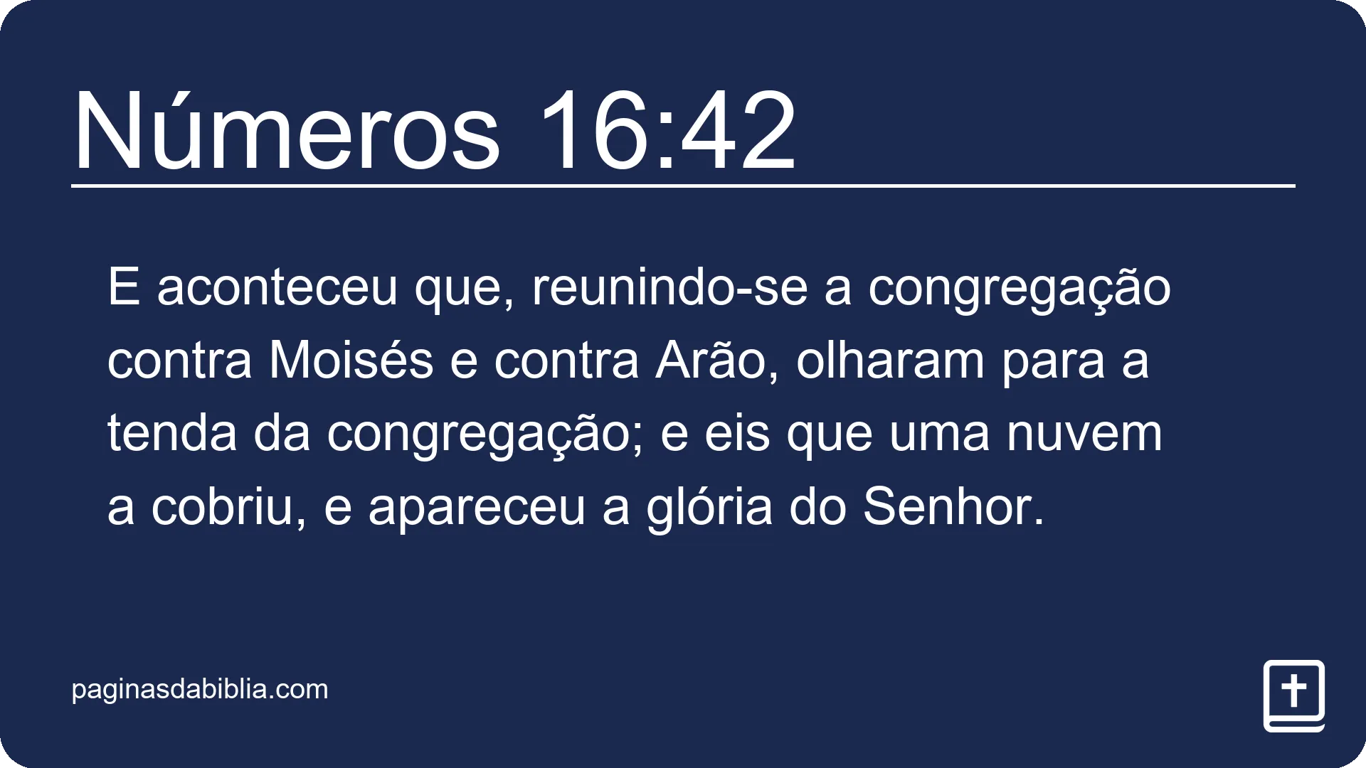 Números 16:42