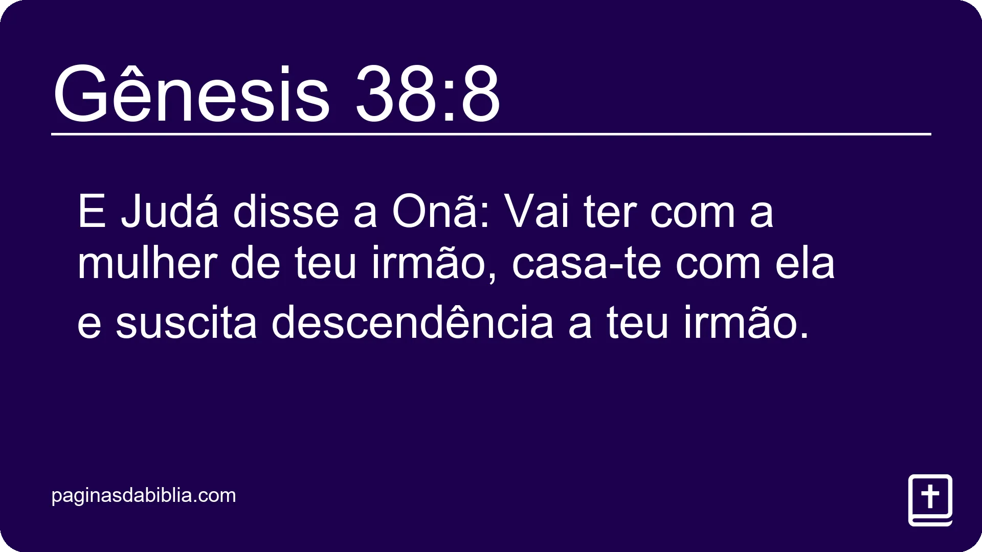 Gênesis 38:8