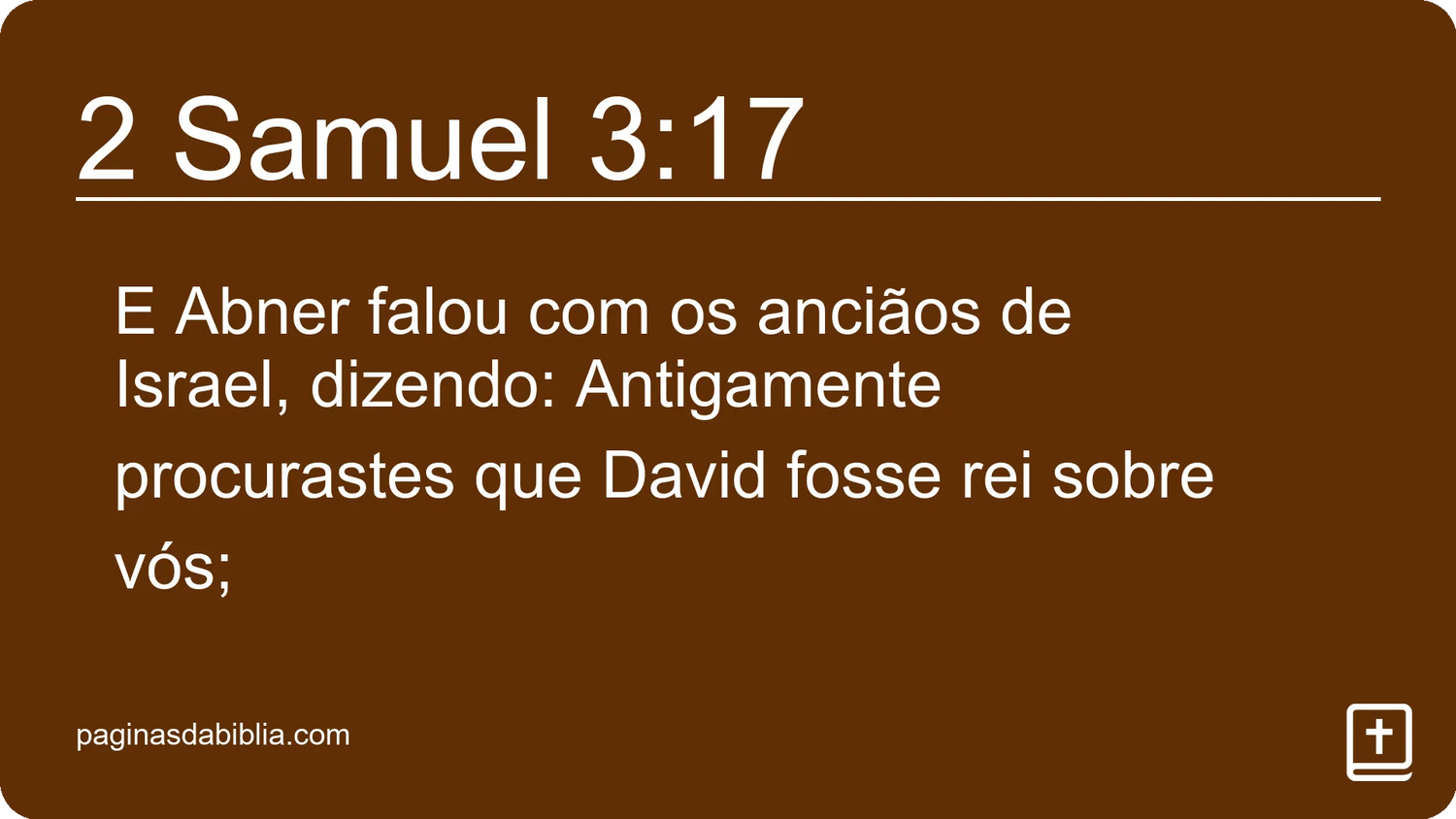 2 Samuel 3:17