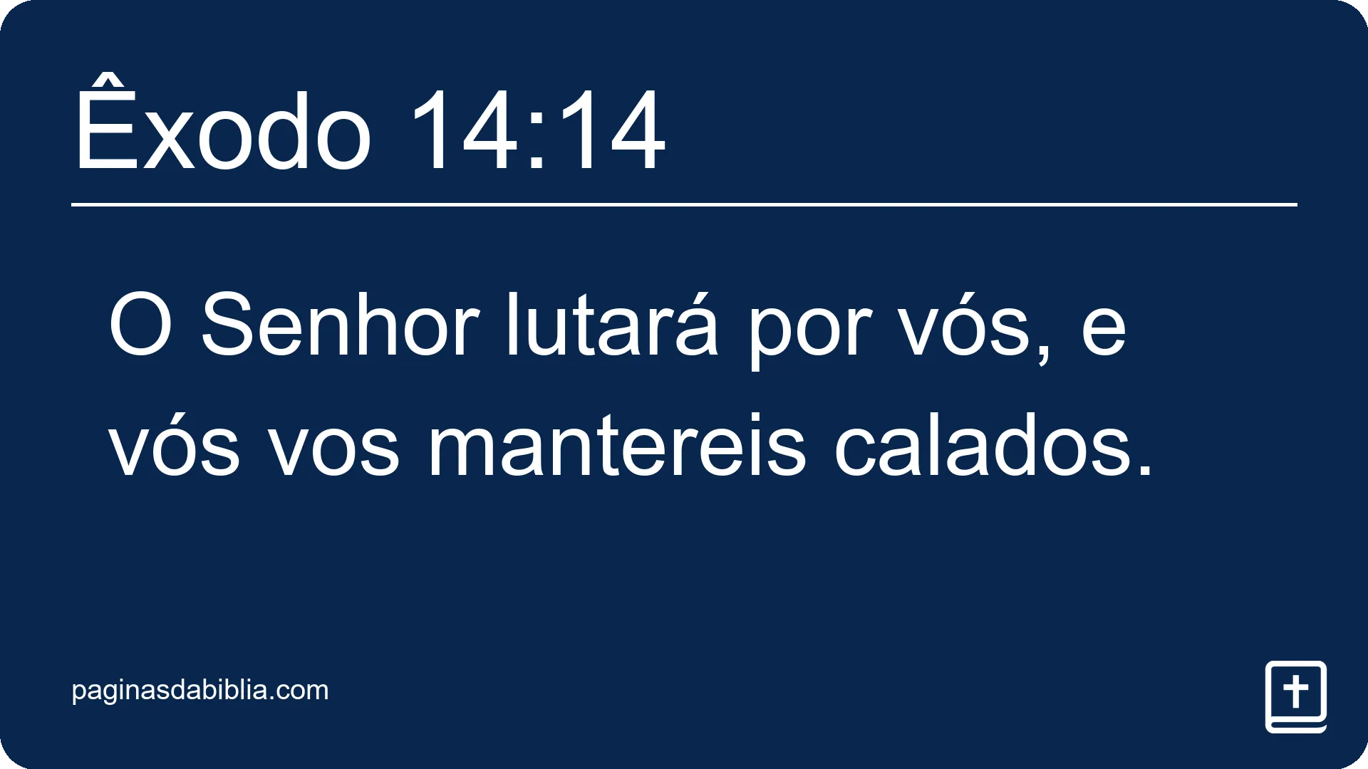 Êxodo 14:14