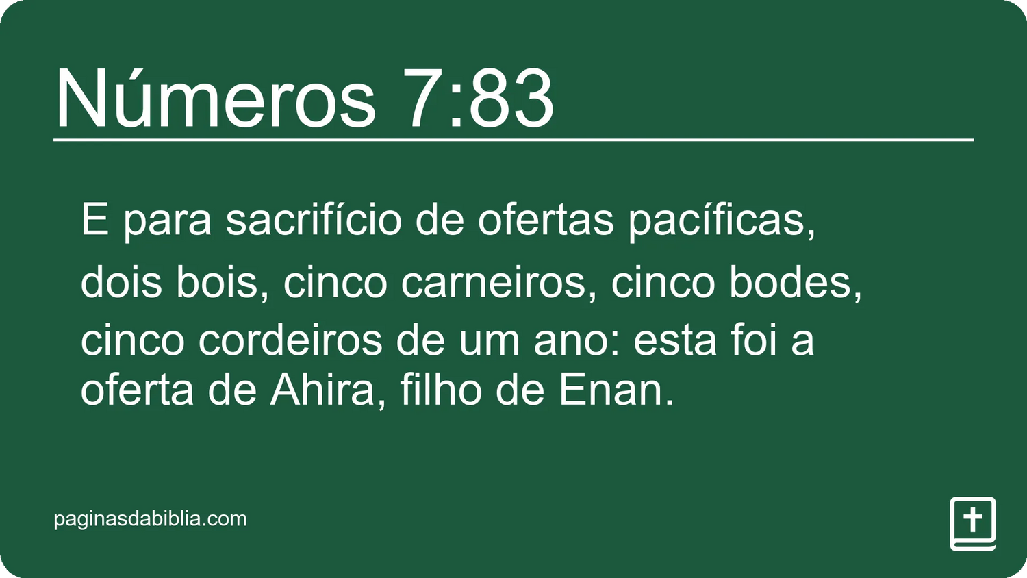 Números 7:83