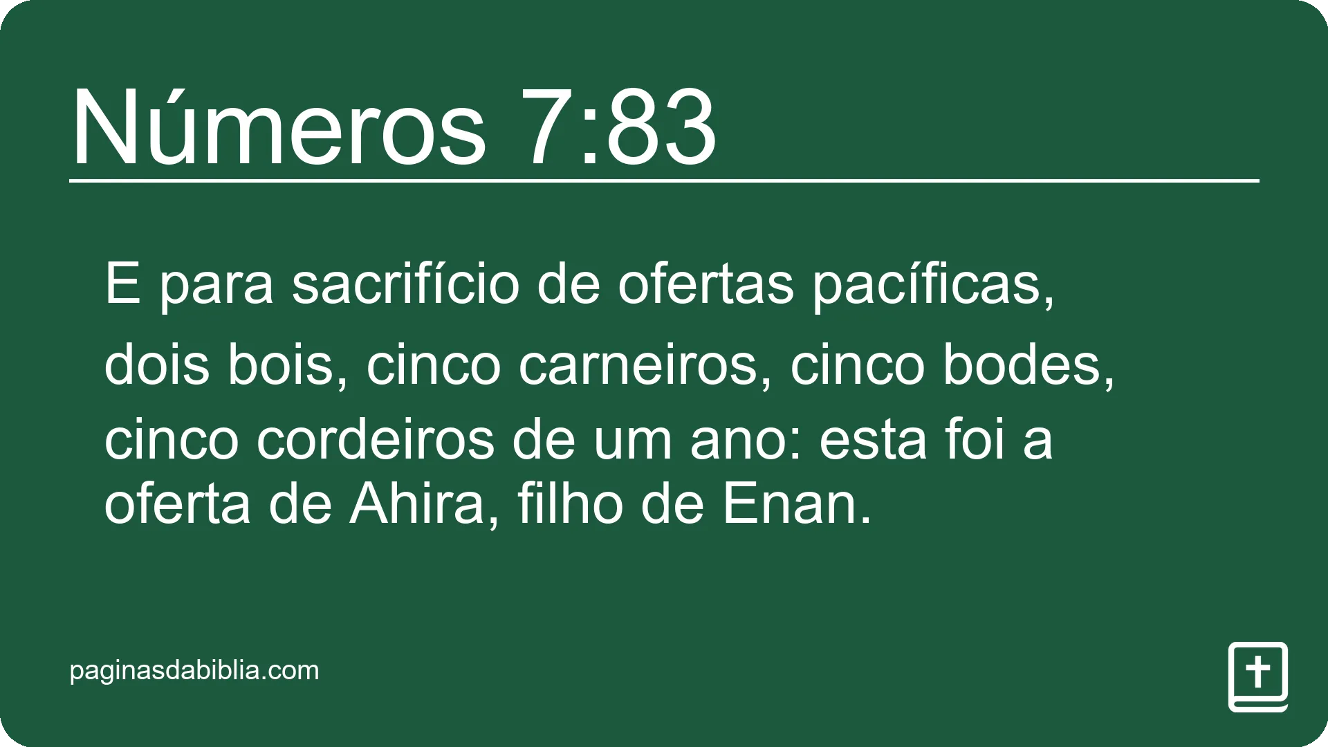 Números 7:83